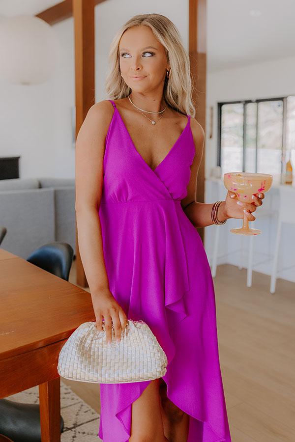 Cocktails First Midi Dress in Orchid Product Image