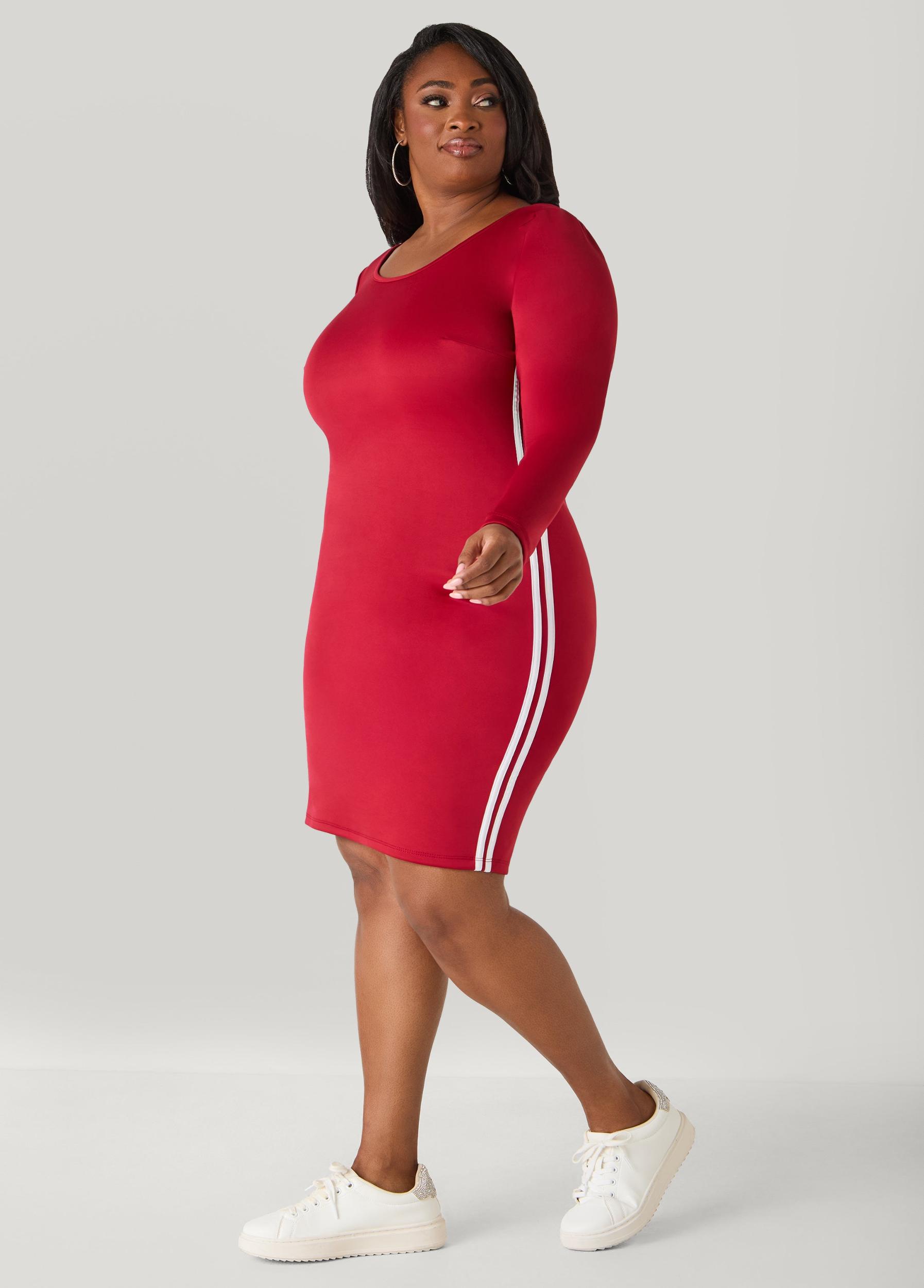 Striped Bodycon Dress Product Image