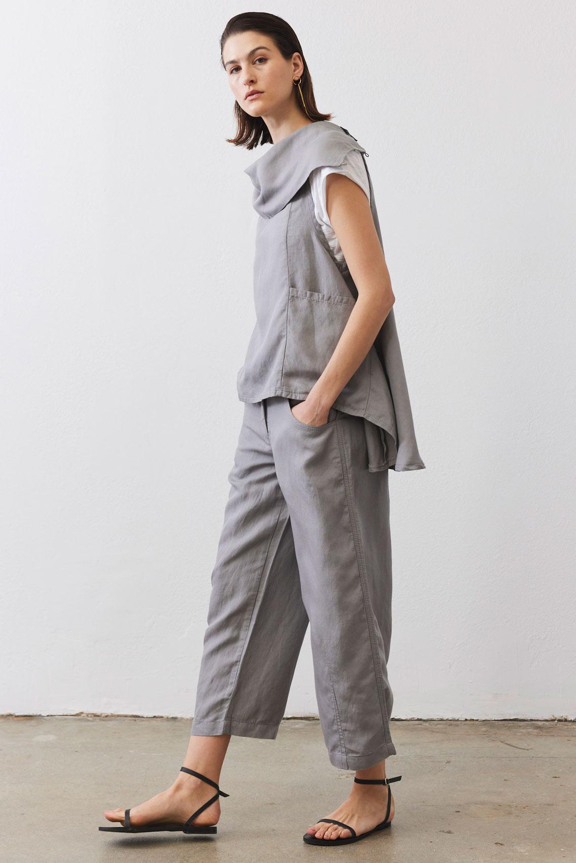 Cutting Edge Linen Blend Pocket Vest Product Image