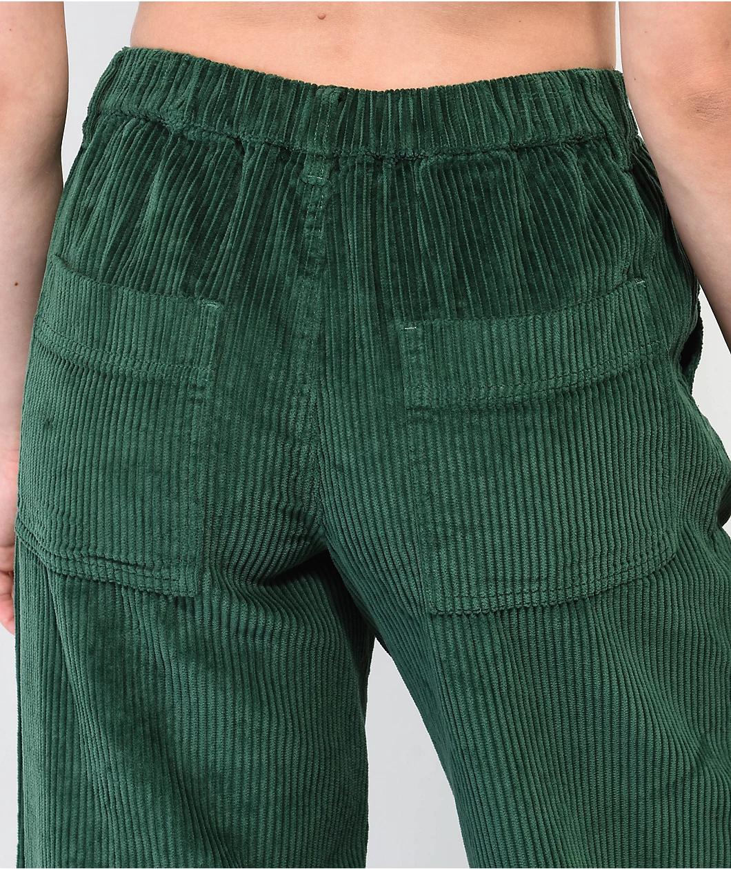 Empyre Darian Hunter Green Cargo Corduroy Skate Pants Product Image