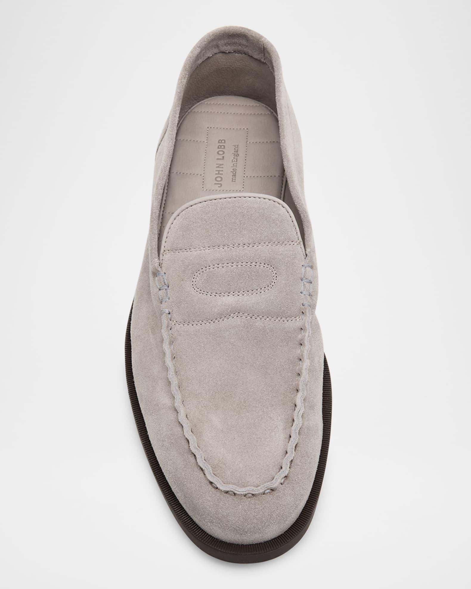 Men's Pace Soft Suede Penny Loafers Product Image