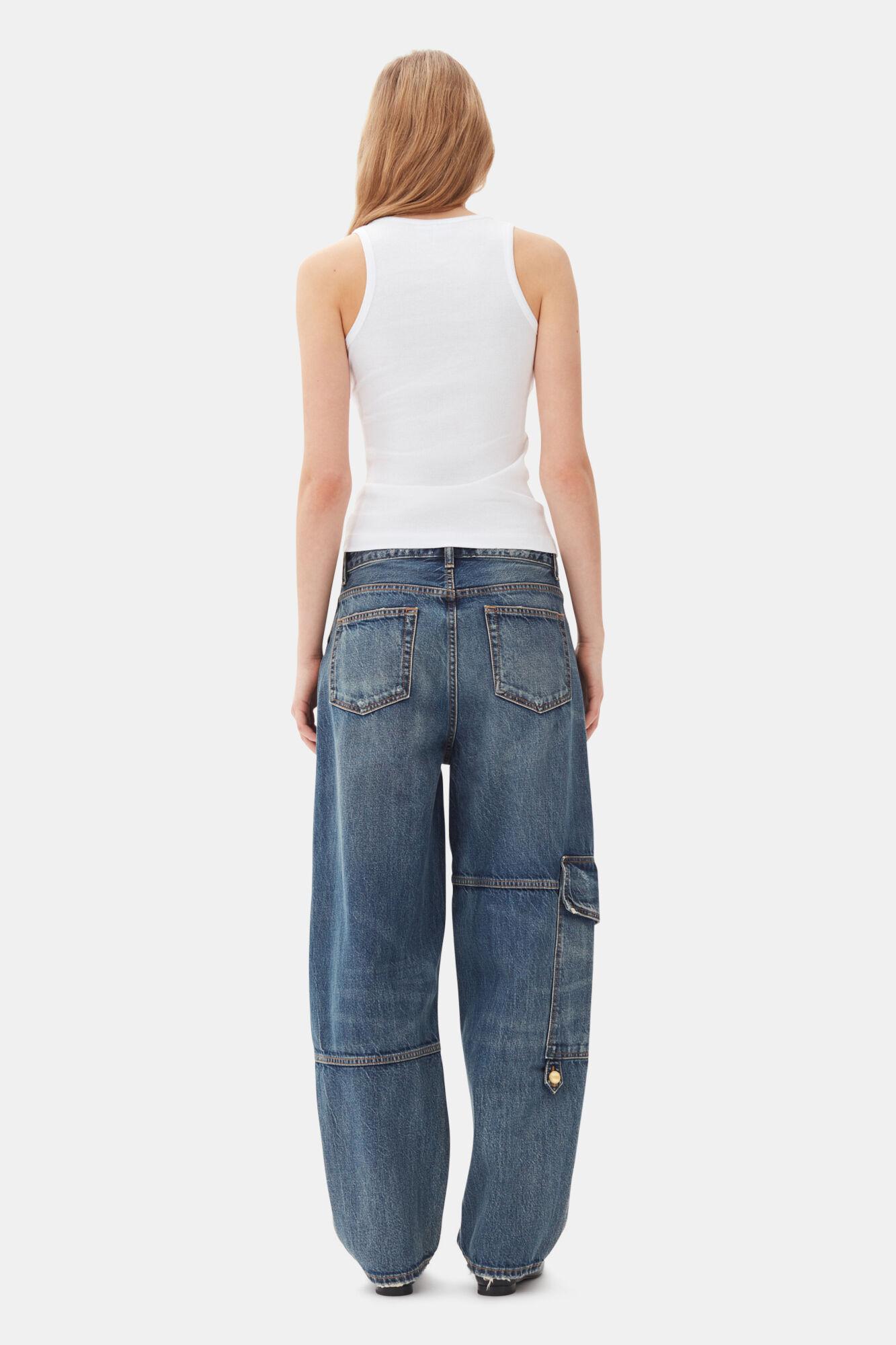 Dark Blue Carpenter Jeans Product Image