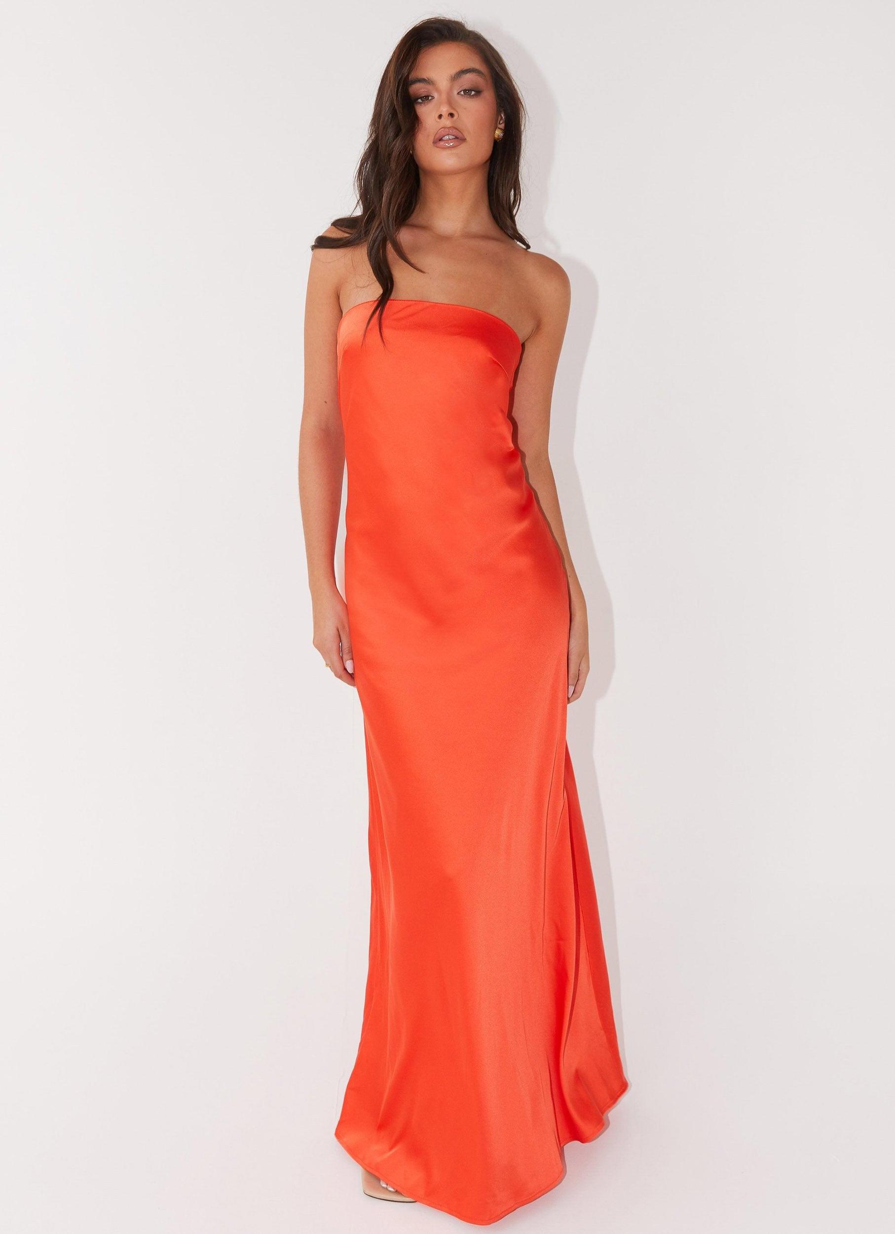 Chantelle Strapless Maxi Dress - Sunset Product Image