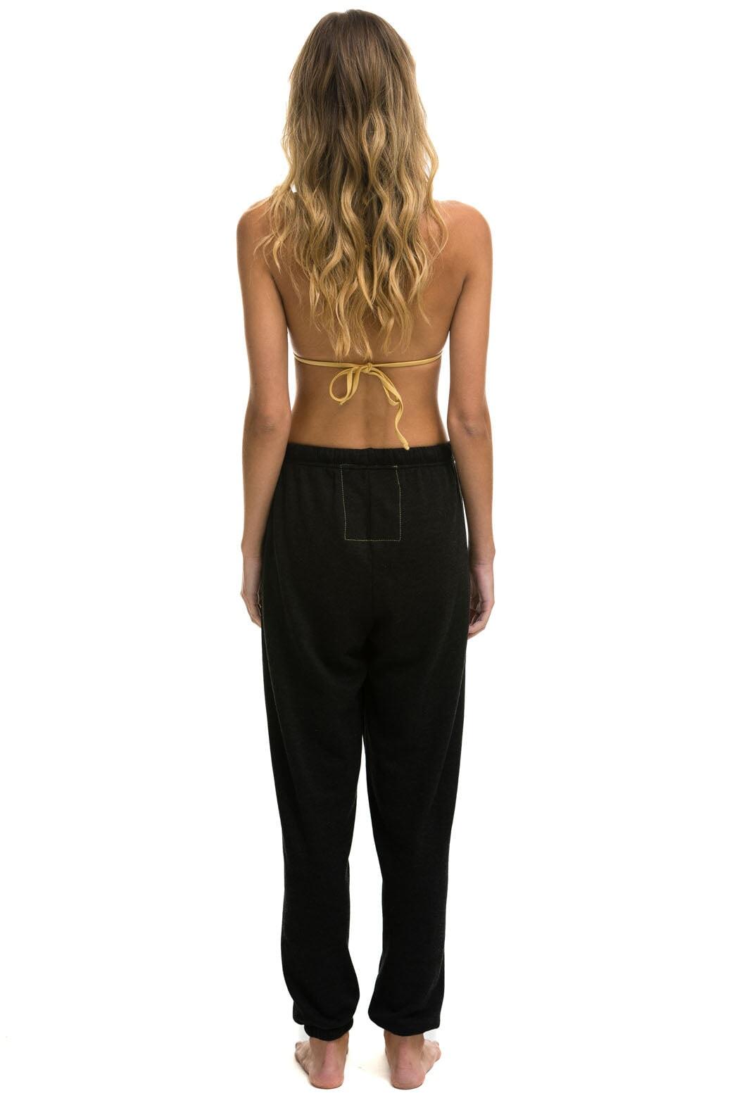 LOGO SWEATPANTS - BLACK Female Product Image