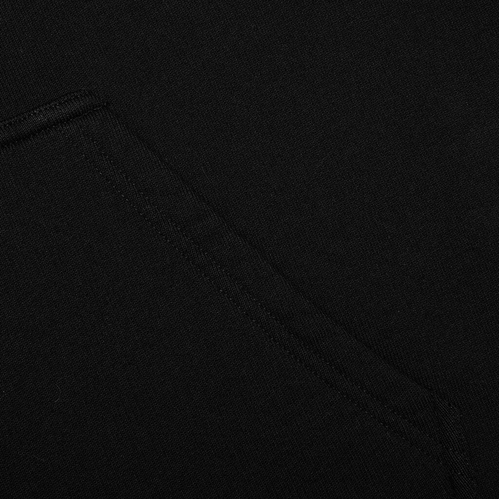 Classic Fit Hoodie w/ Reverse Print - Black Male Product Image