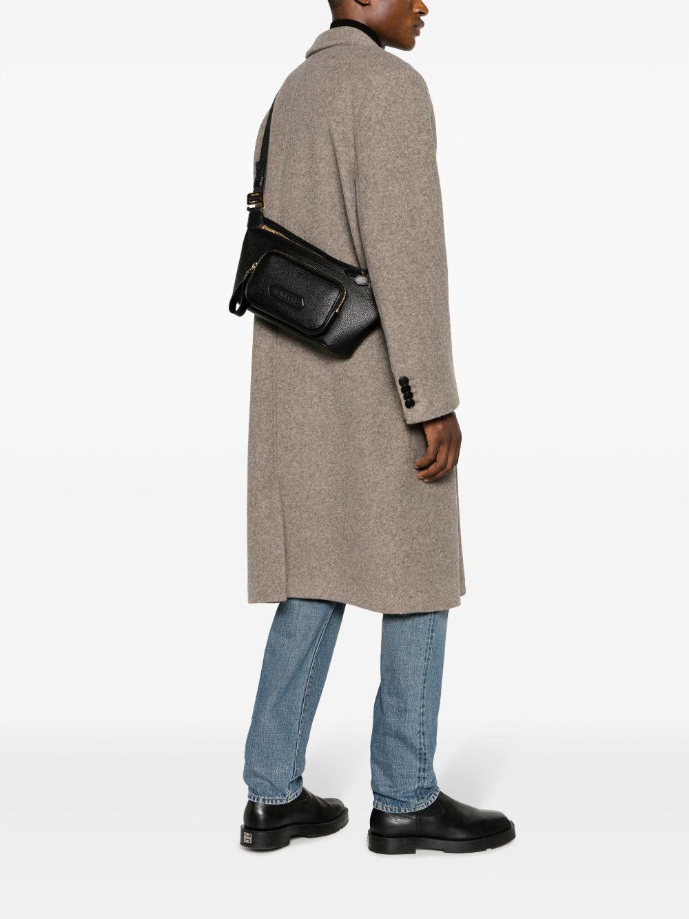 logo-appliqué leather belt bag Product Image