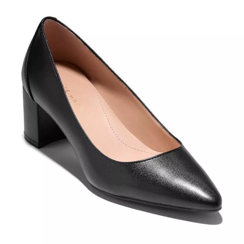 Cole Haan Carlotta Women's Pointed Toe Block Heel Pumps,  Product Image