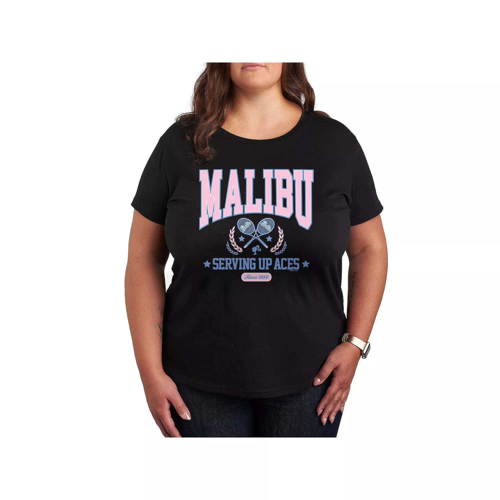 Plus Barbie® Malibu Varsity Graphic Tee, Women's,  Product Image