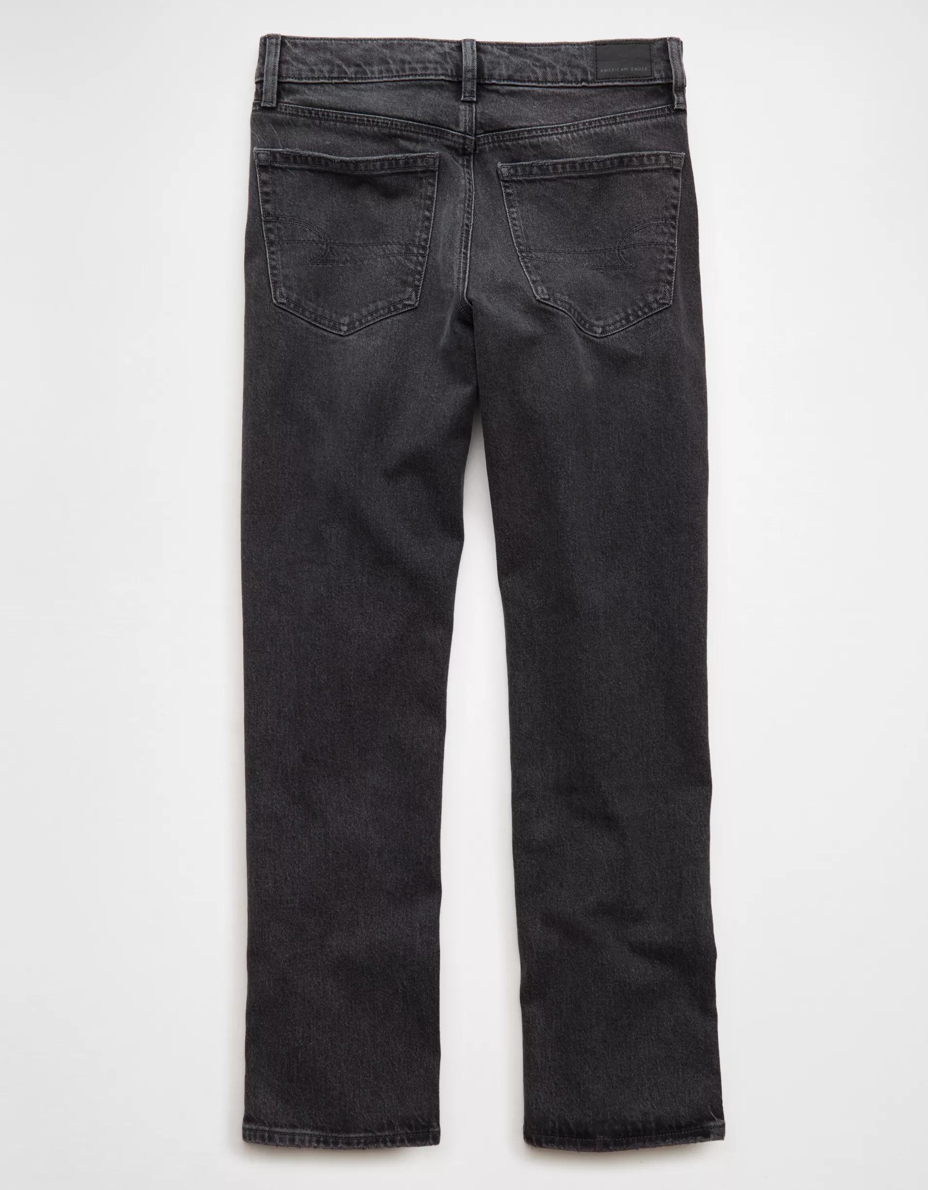 AE Stretch High-Waisted Straight Jean Product Image