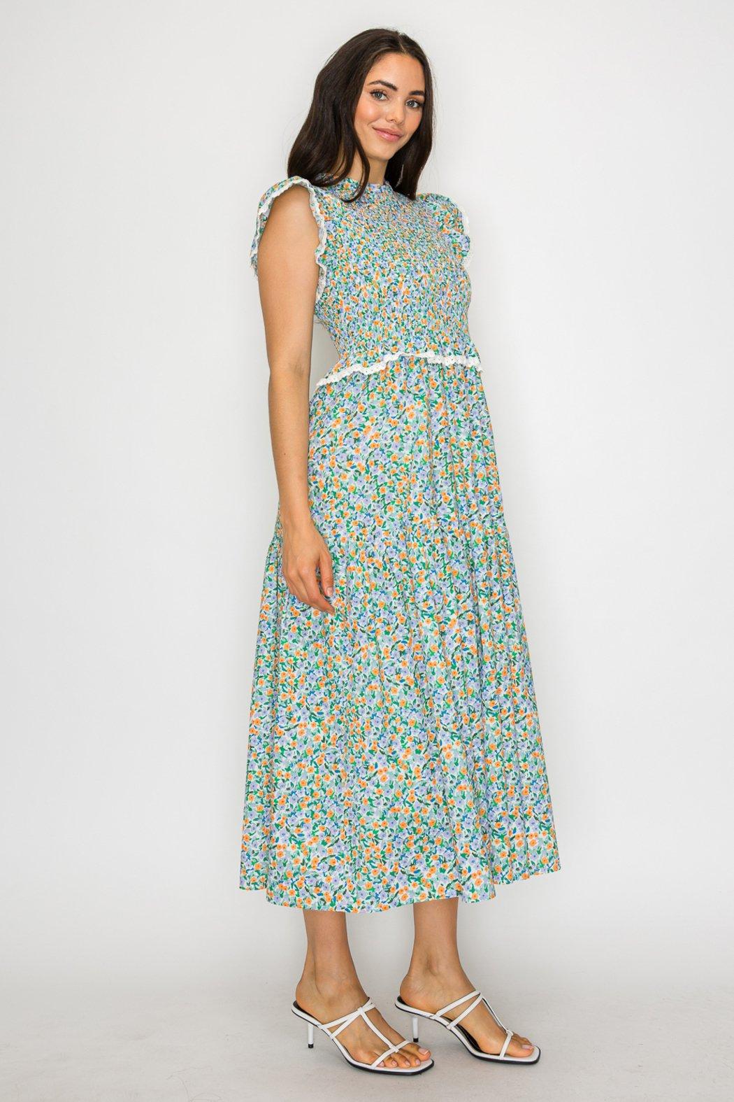 Citrus Garden Maxi Dress Product Image