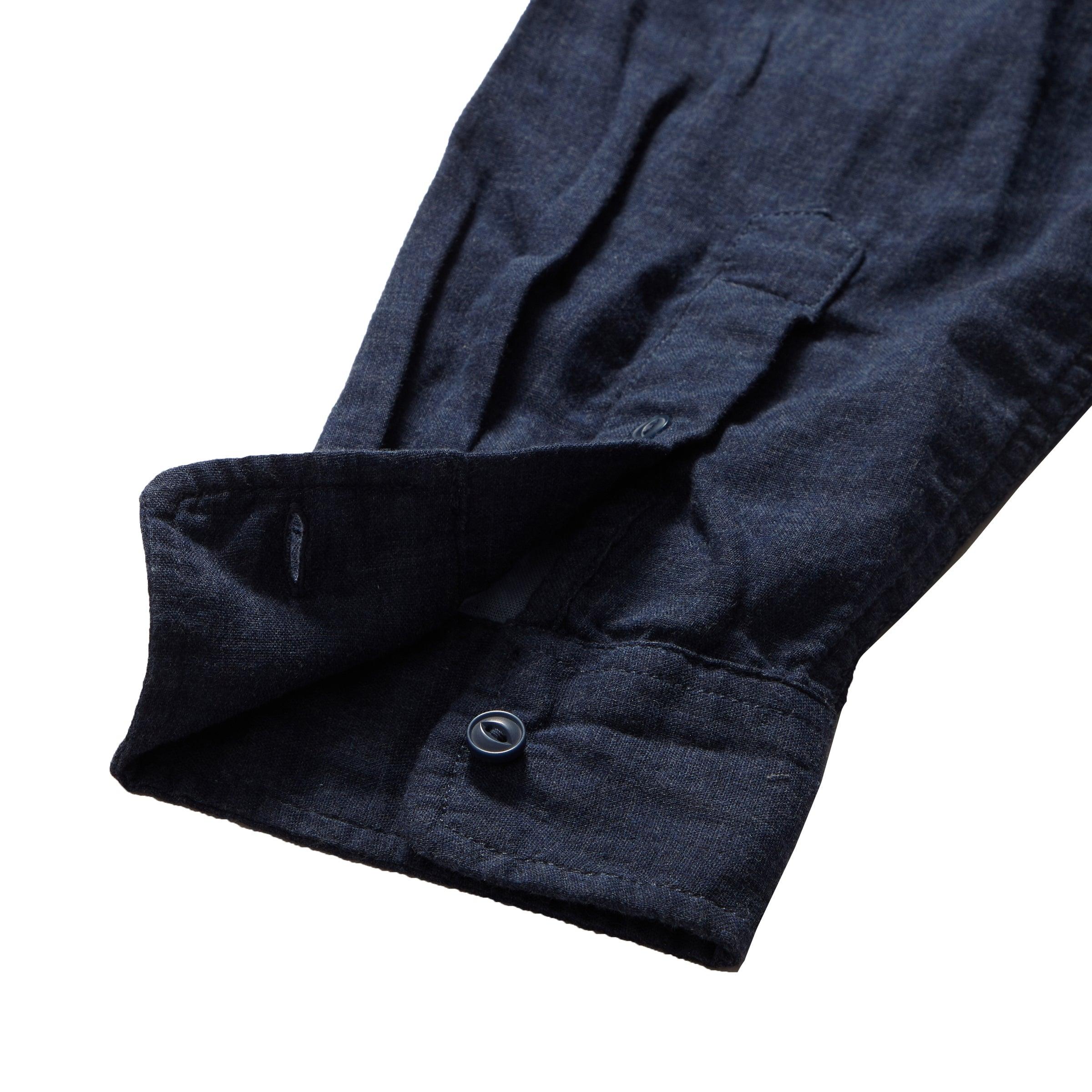 Hattox Double Cloth Shirt - Navy Heather Product Image