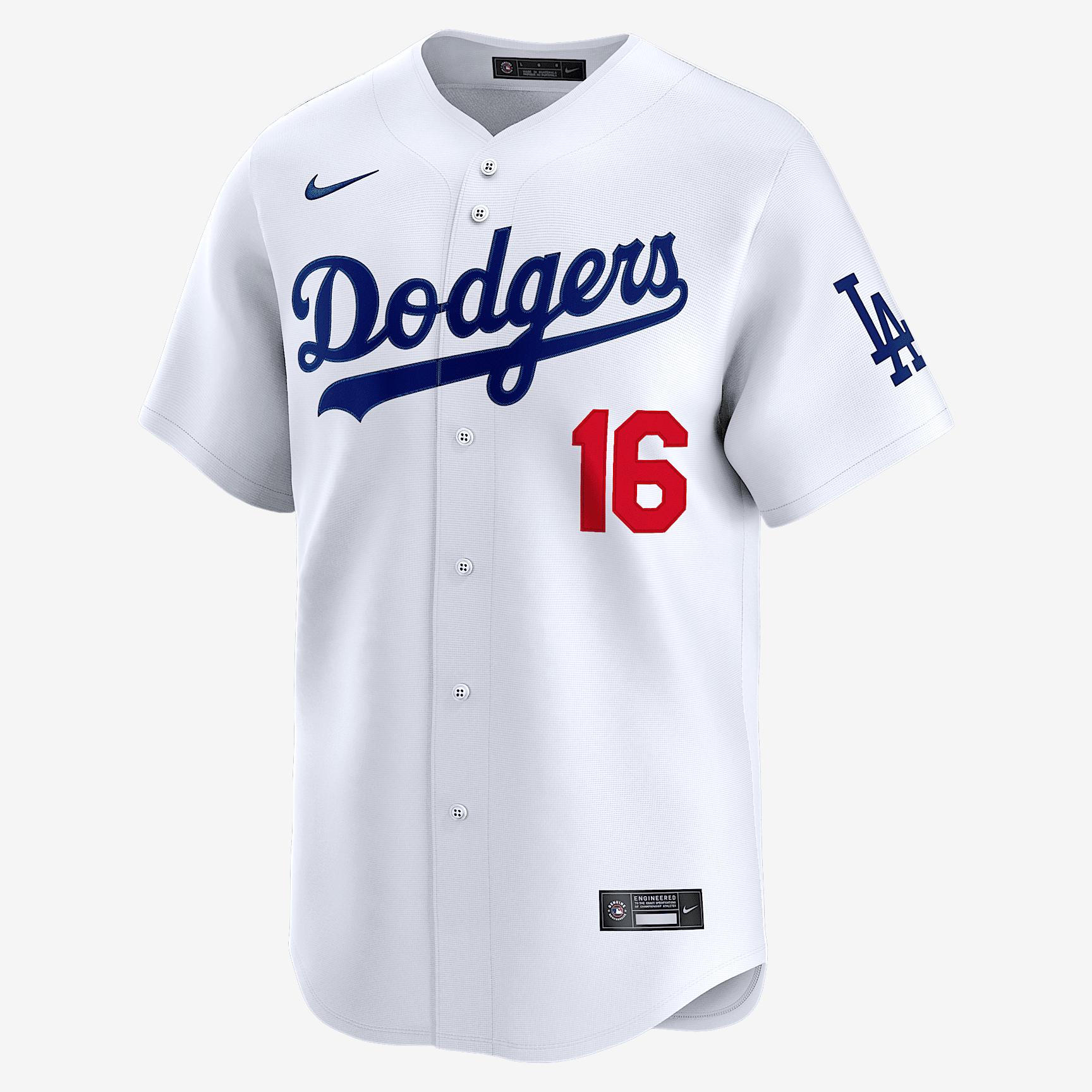 Will Smith Los Angeles Dodgers Nike Men's Dri-FIT ADV MLB Limited Jersey Product Image