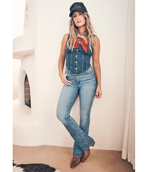 Wrangler® x Lainey Wilson Pony Up Bustier Denim Top Product Image