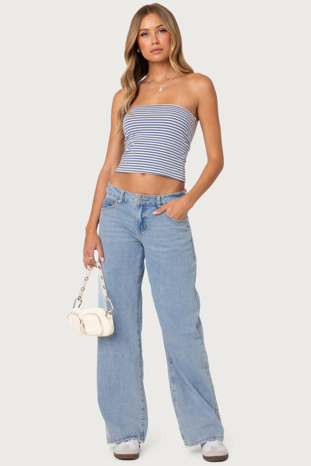 Raelynn Washed Low Rise Baggy Jeans Product Image