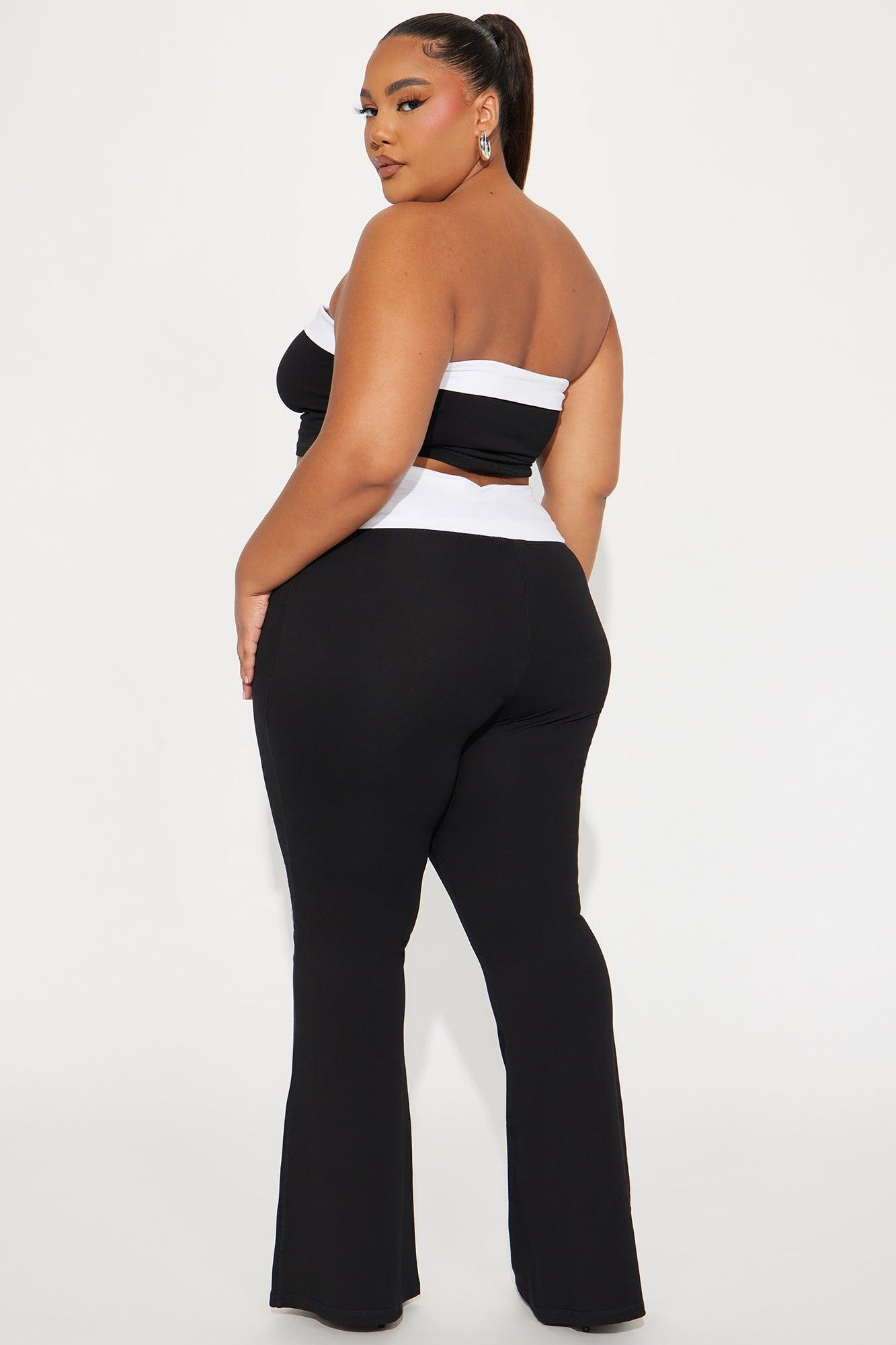 Running Errands Pant Set - Black/White Product Image
