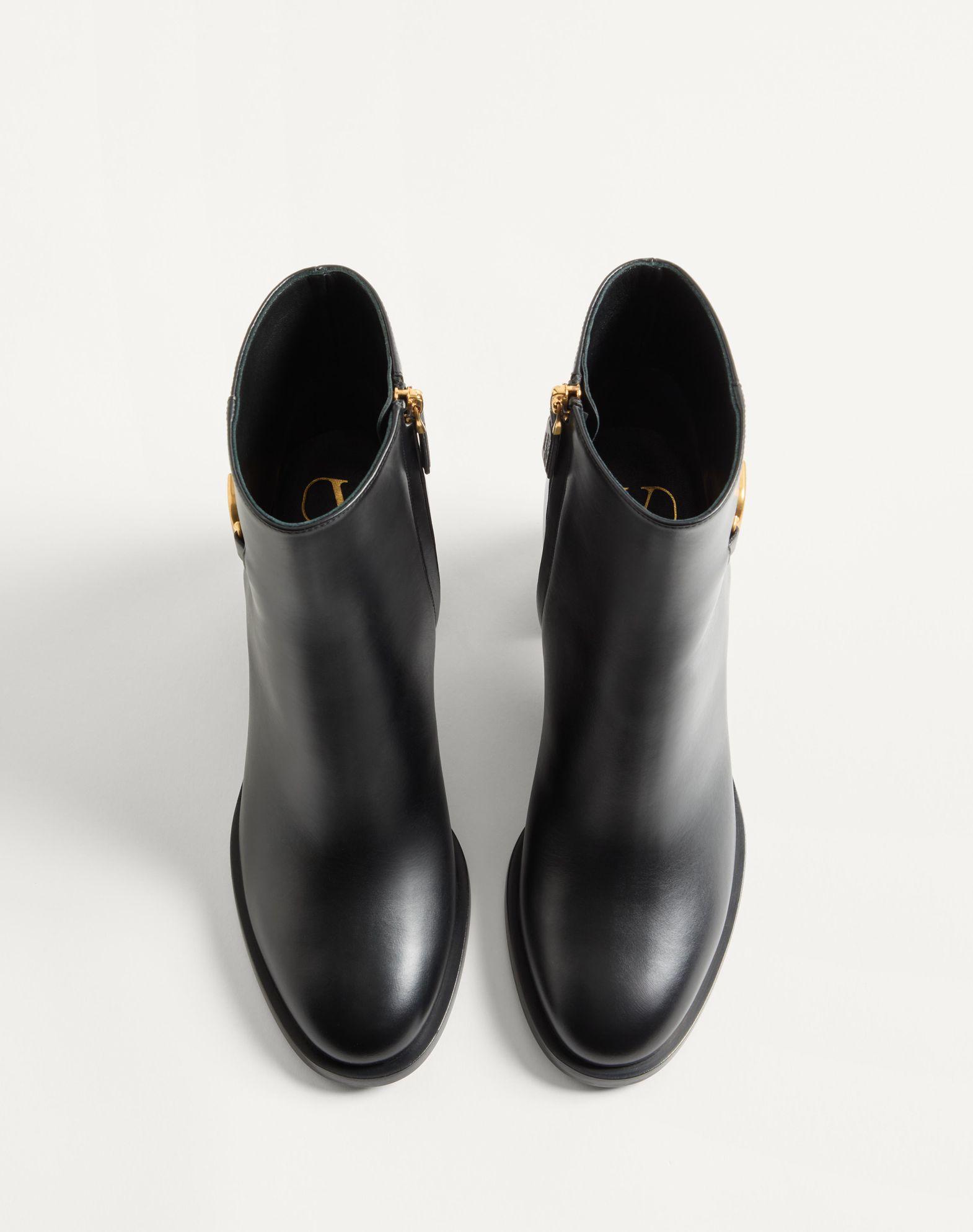 Vlogo Signature Calfskin Ankle Boot 75Mm  Product Image