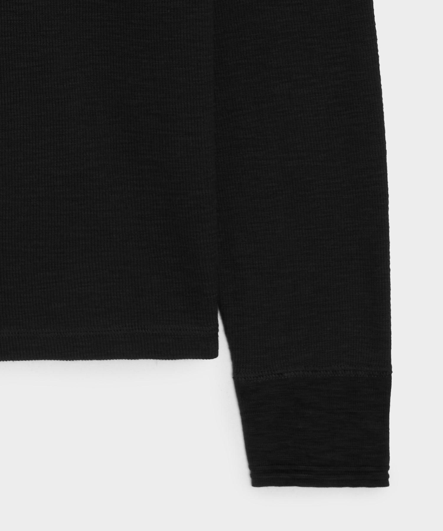 Lightweight Mini Waffle Henley Product Image