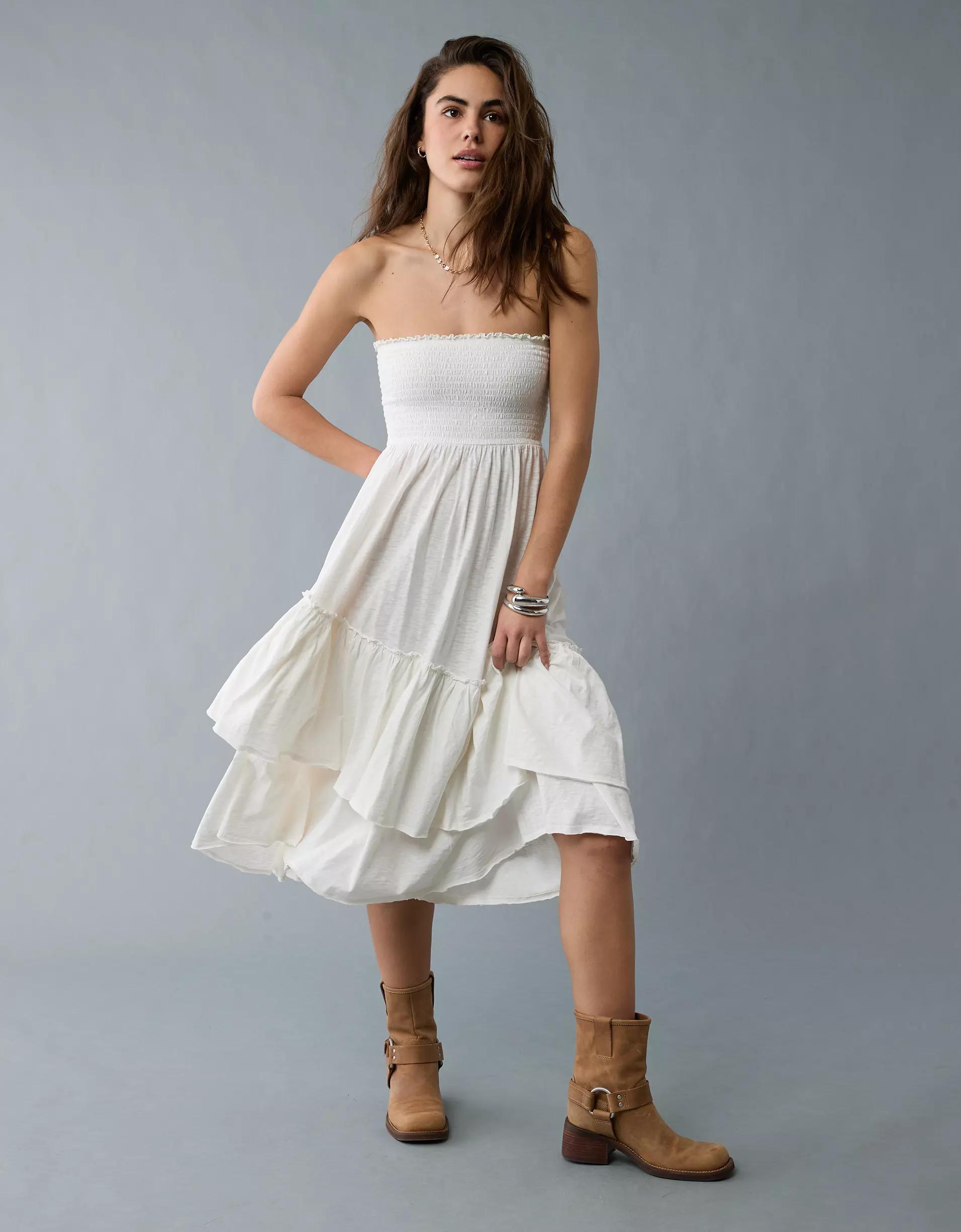 AE Sunchaser Knit Convertible Midi Dress Product Image