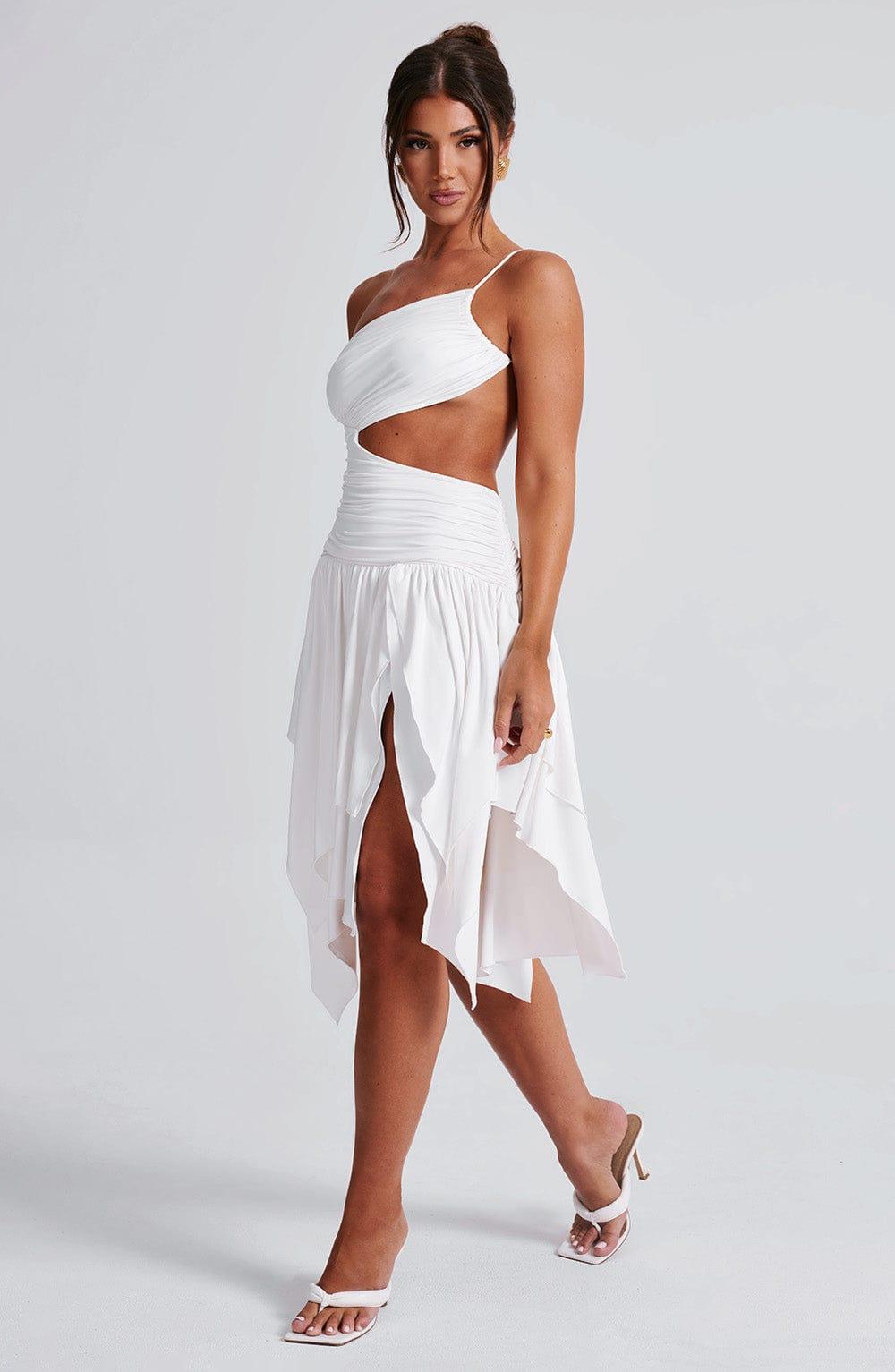 Emeline Midi Dress - White Product Image
