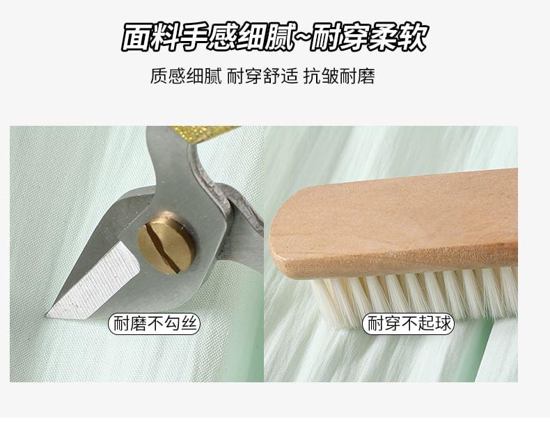 High Rise Plaid Ruffle Panel Harem Pants Product Image