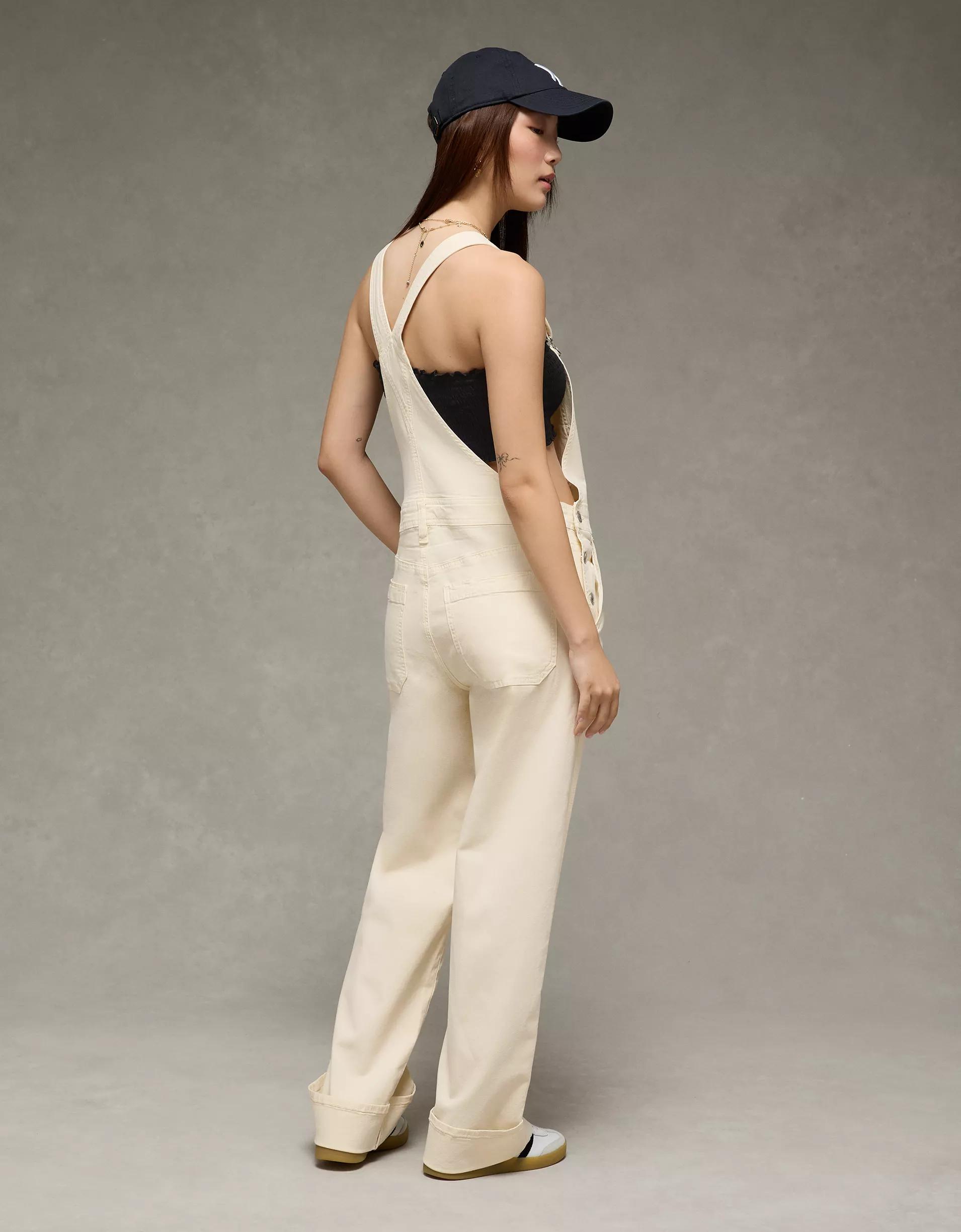 AE Stretch Stovepipe Overall Product Image