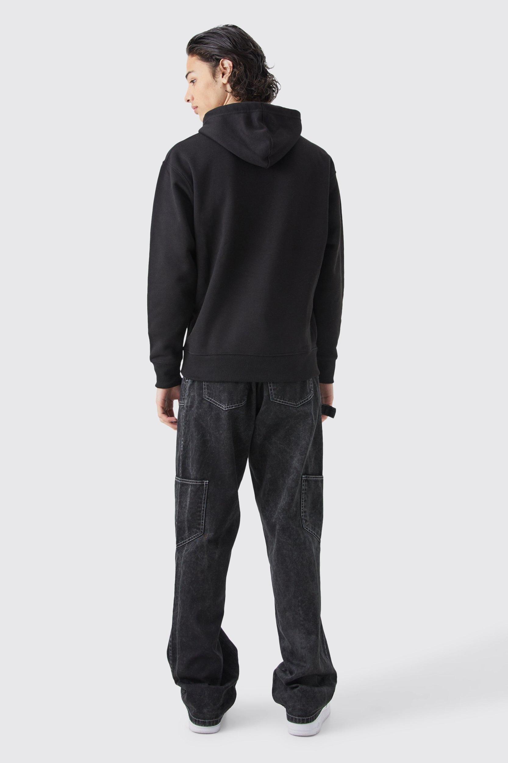 Man Oversized Heavyweight Hoodie | boohooMAN USA Product Image