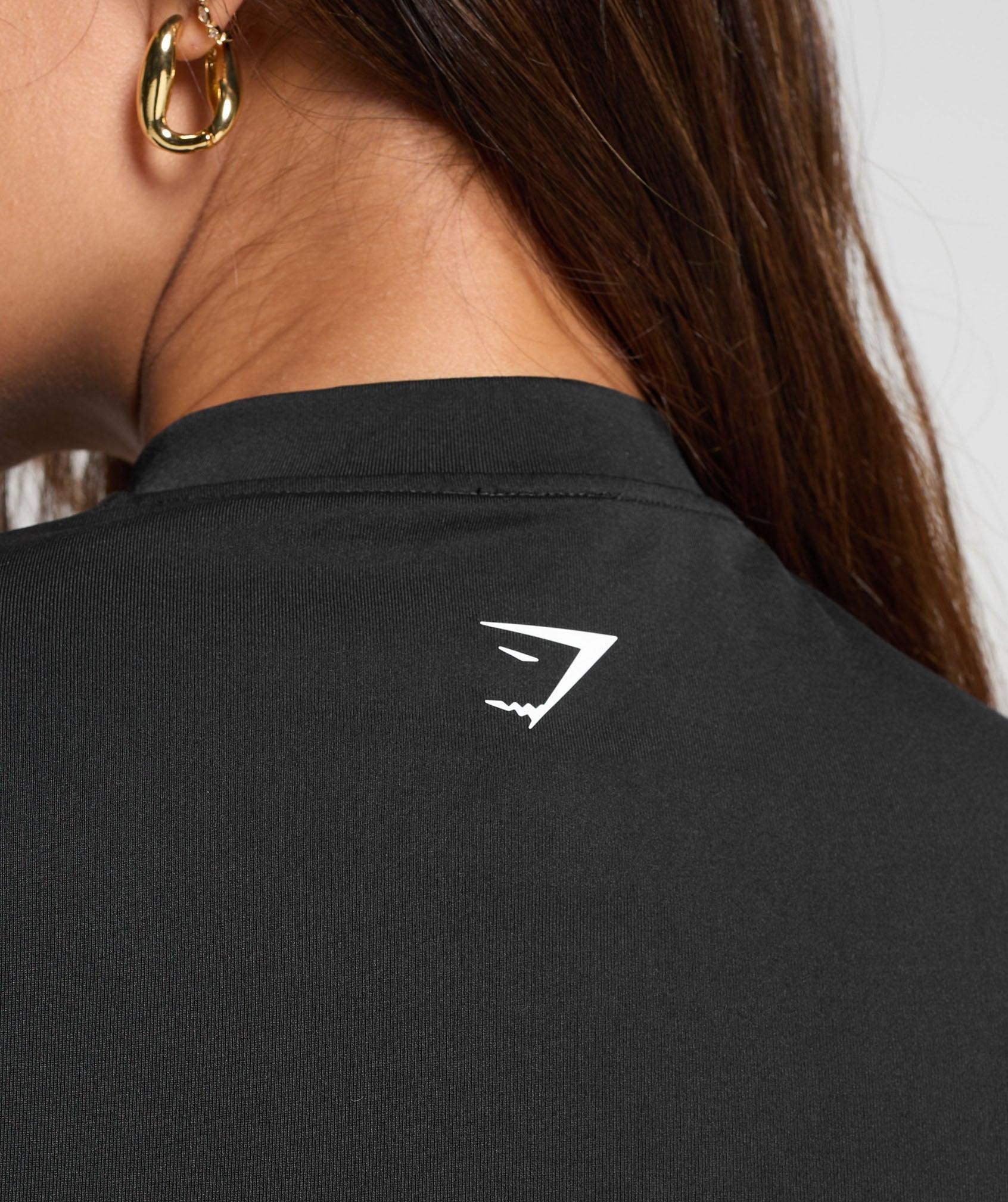 Gymshark Everyday Seamless Zip Tracktop - Black Female Product Image