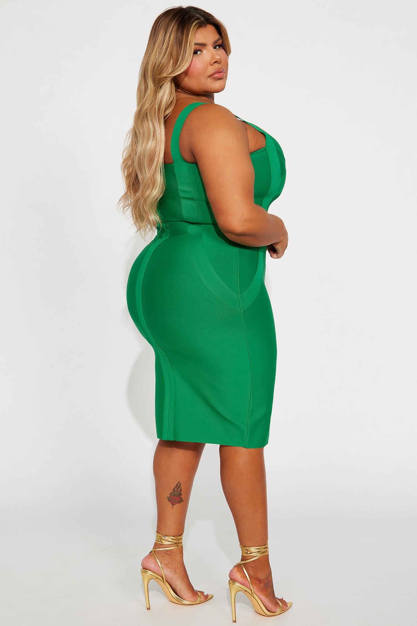 Elise Bandage Midi Dress - Kelly Green Product Image