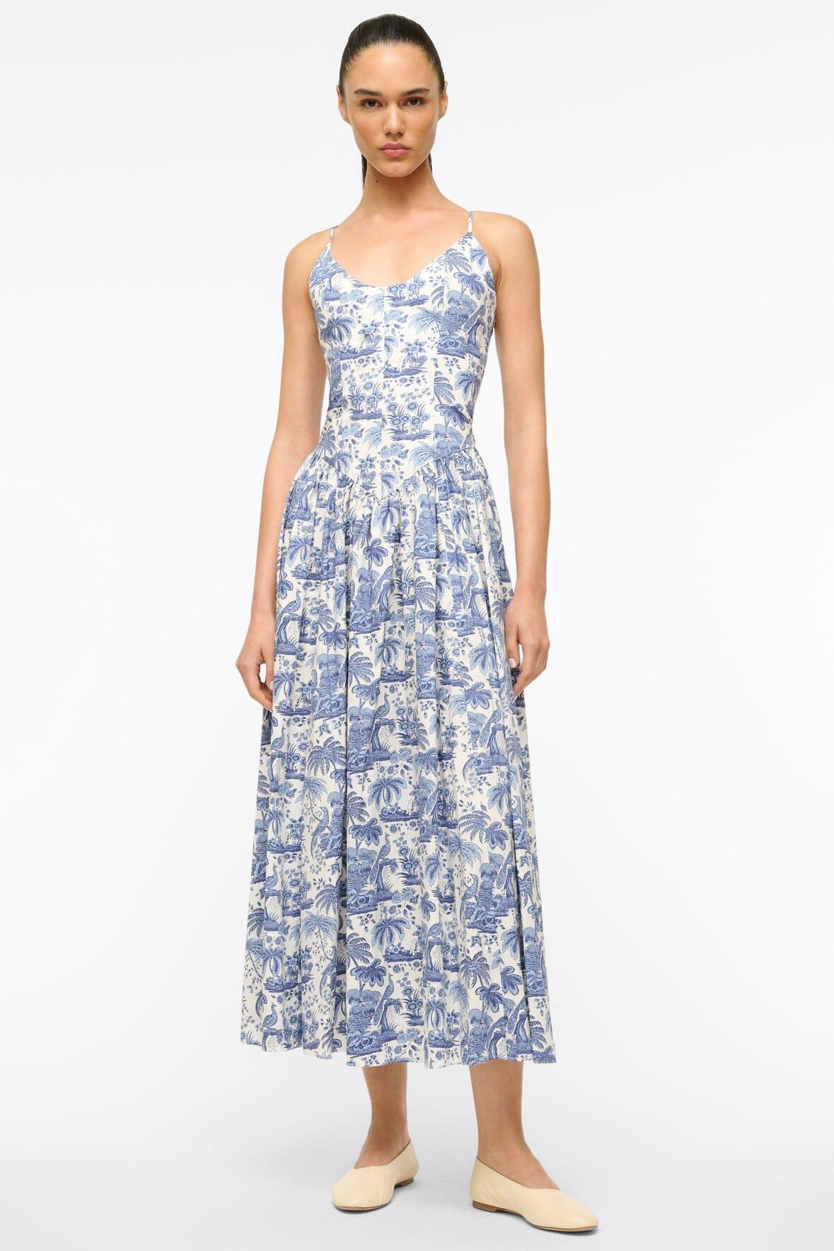 DENA DRESS | BLUE TOILE Product Image