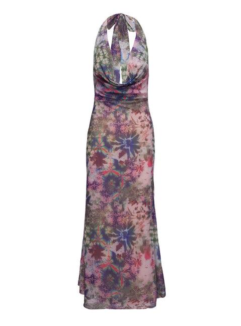 Cassiday Halter Maxi Dress Multi Product Image