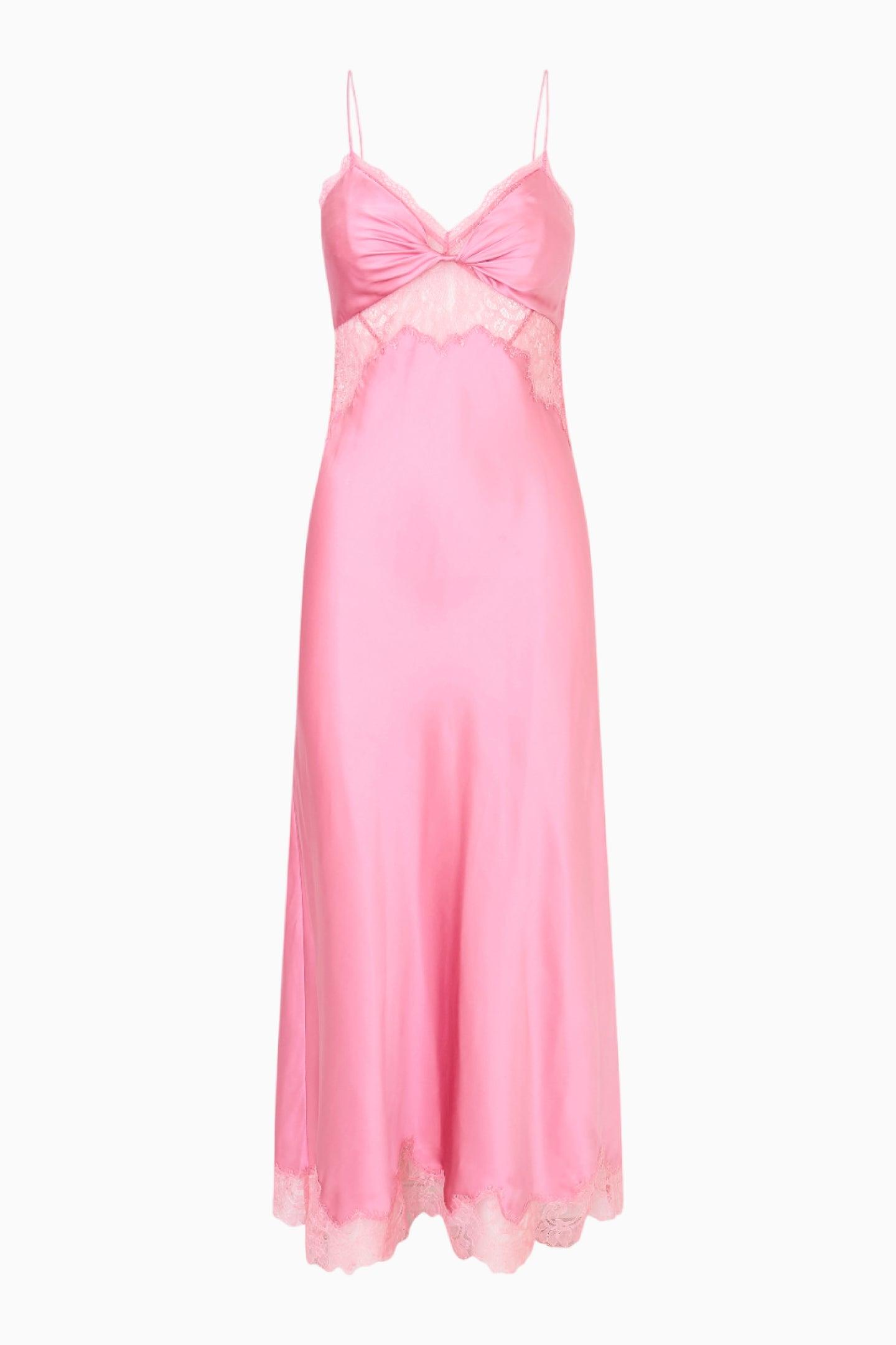 Orianna Silk-Blend Maxi Slip Dress Product Image