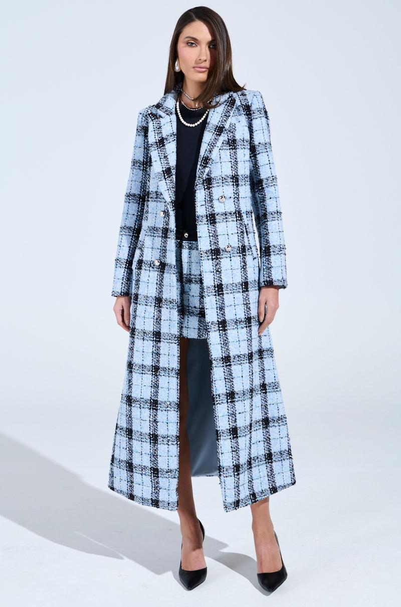SMOOTH TRANSITION TWEED TRENCH Product Image