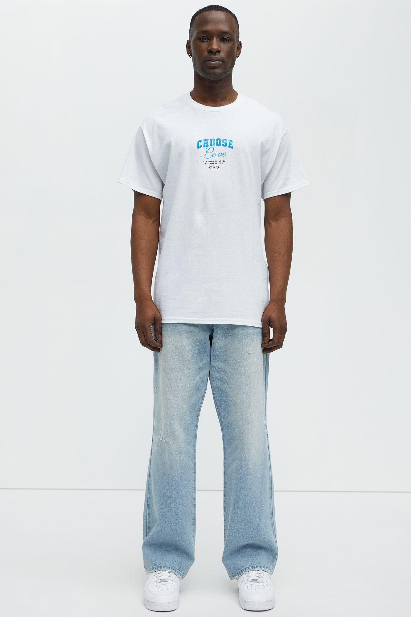 Choose Love Short Sleeve Tee - White Product Image