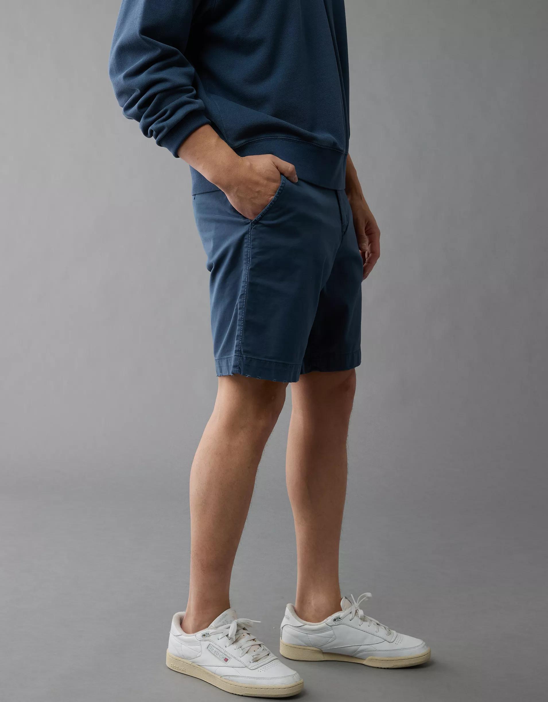 AE 9" Flex Lived-In Khaki Short Product Image