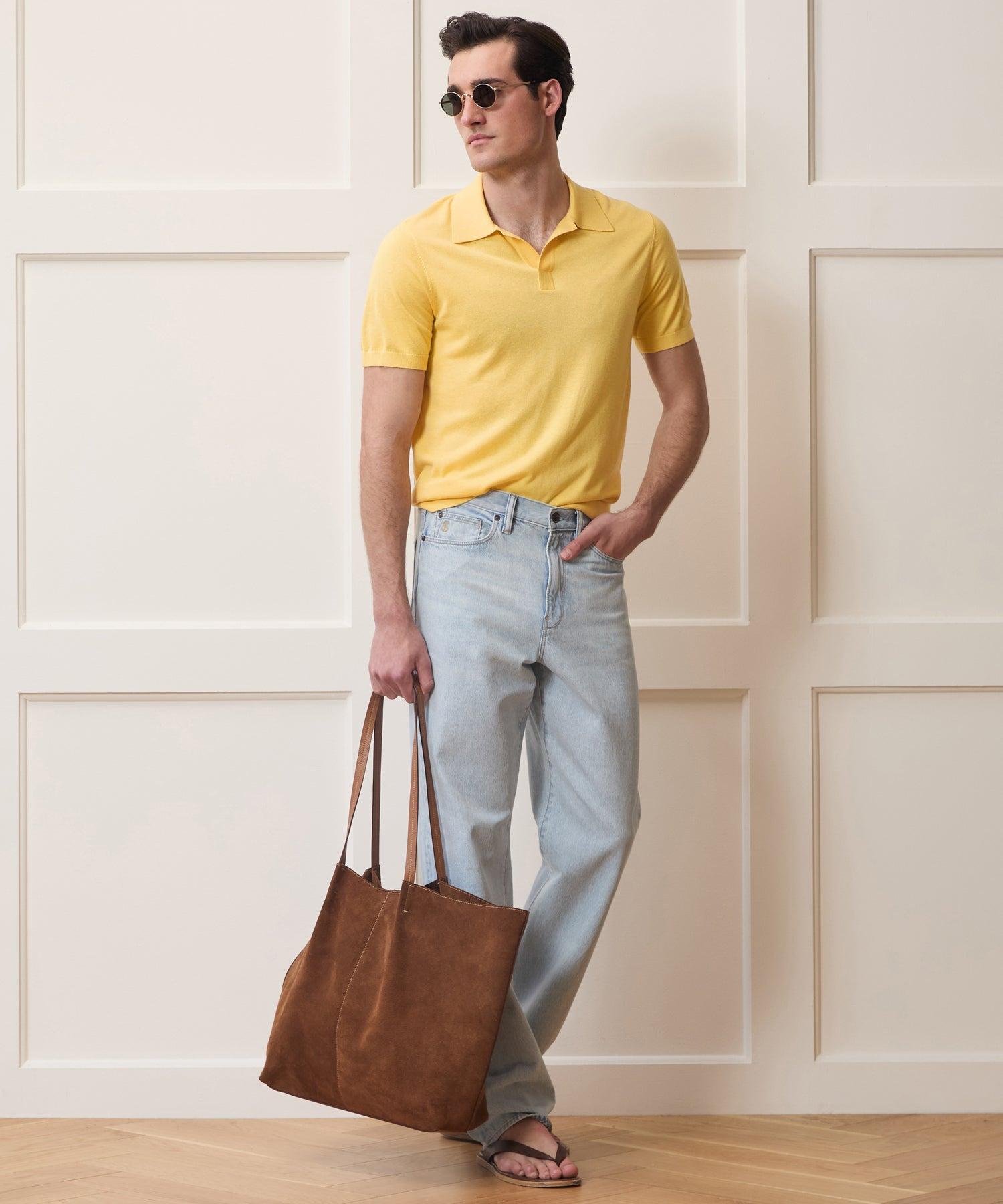 Silk-Cashmere Montauk Sweater Polo Product Image