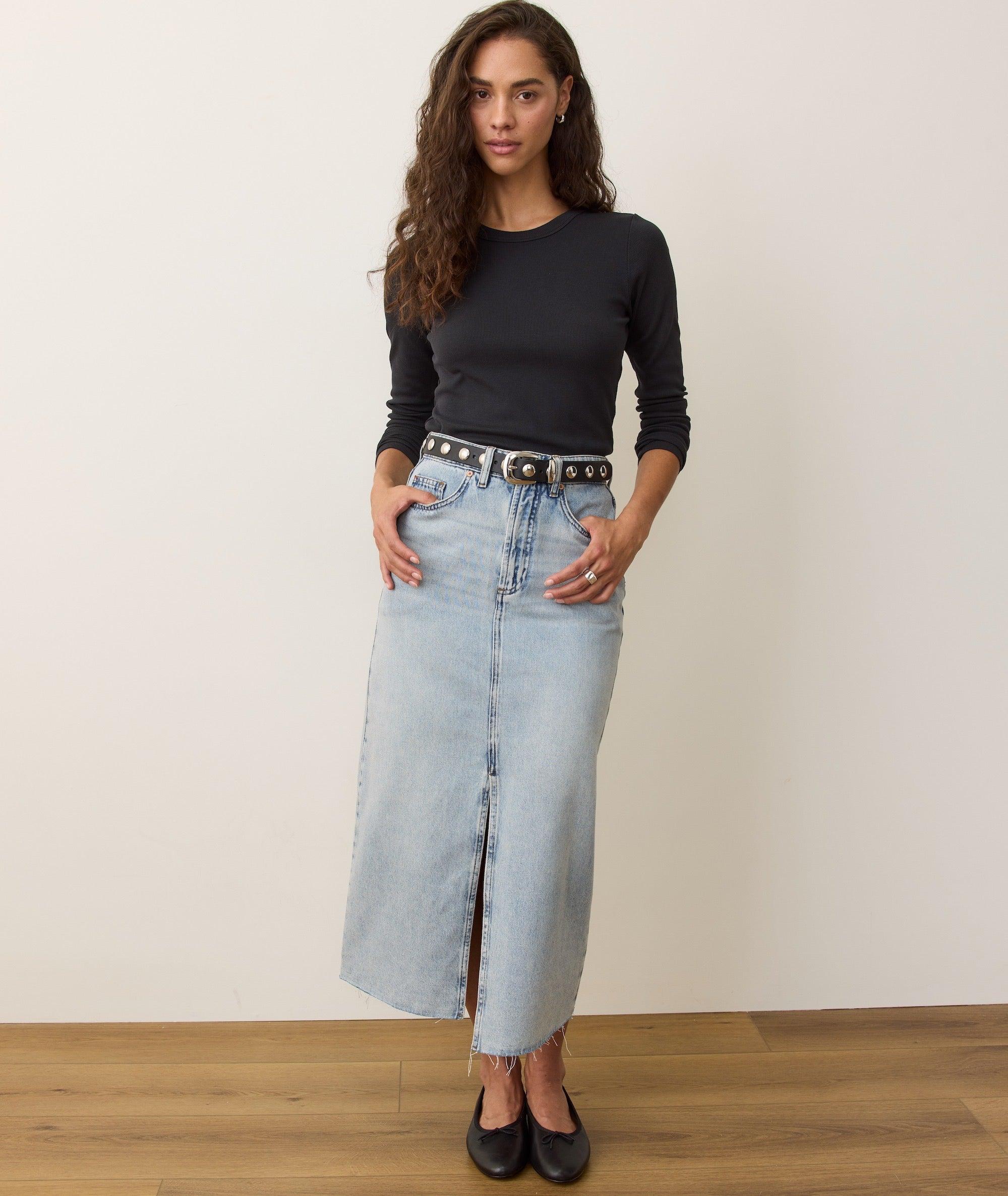 Lexi Rib Sun-In Longsleeve Crew Tee Product Image