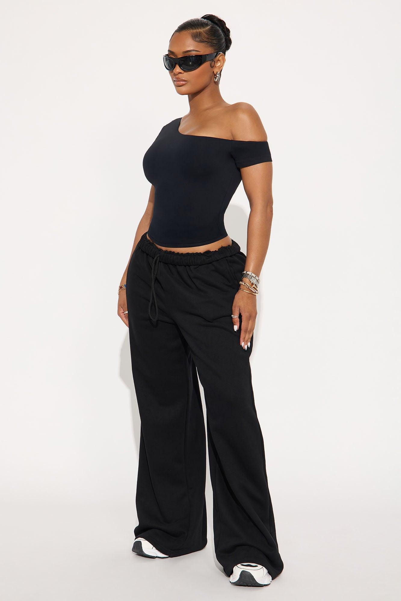 Second Skin Double Lined Off Shoulder Top - Black Female Product Image