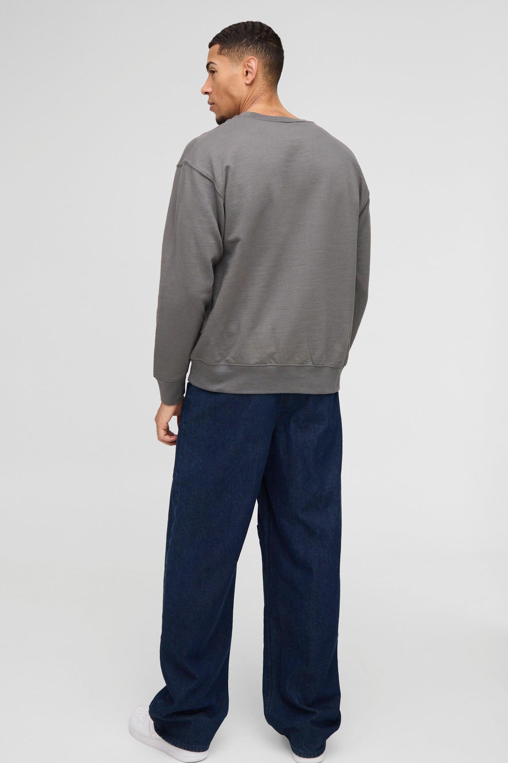 Pixar Cars Varsity License Print Sweatshirt | boohooMAN USA Product Image