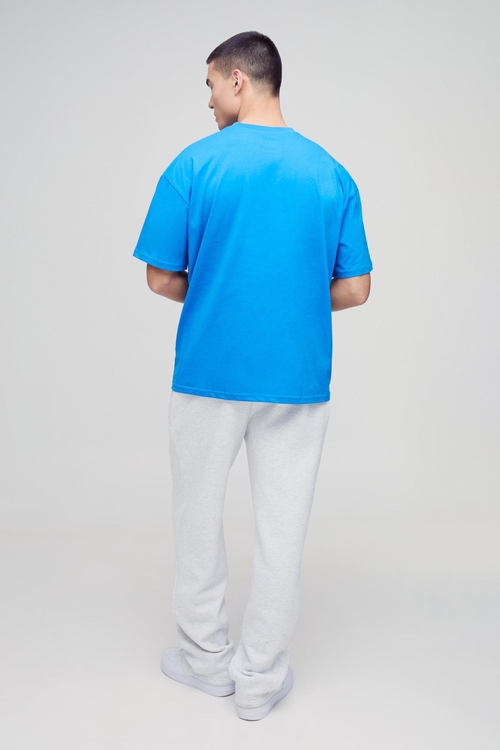 Oversized Basic Crew Neck T-shirt | boohooMAN USA Product Image