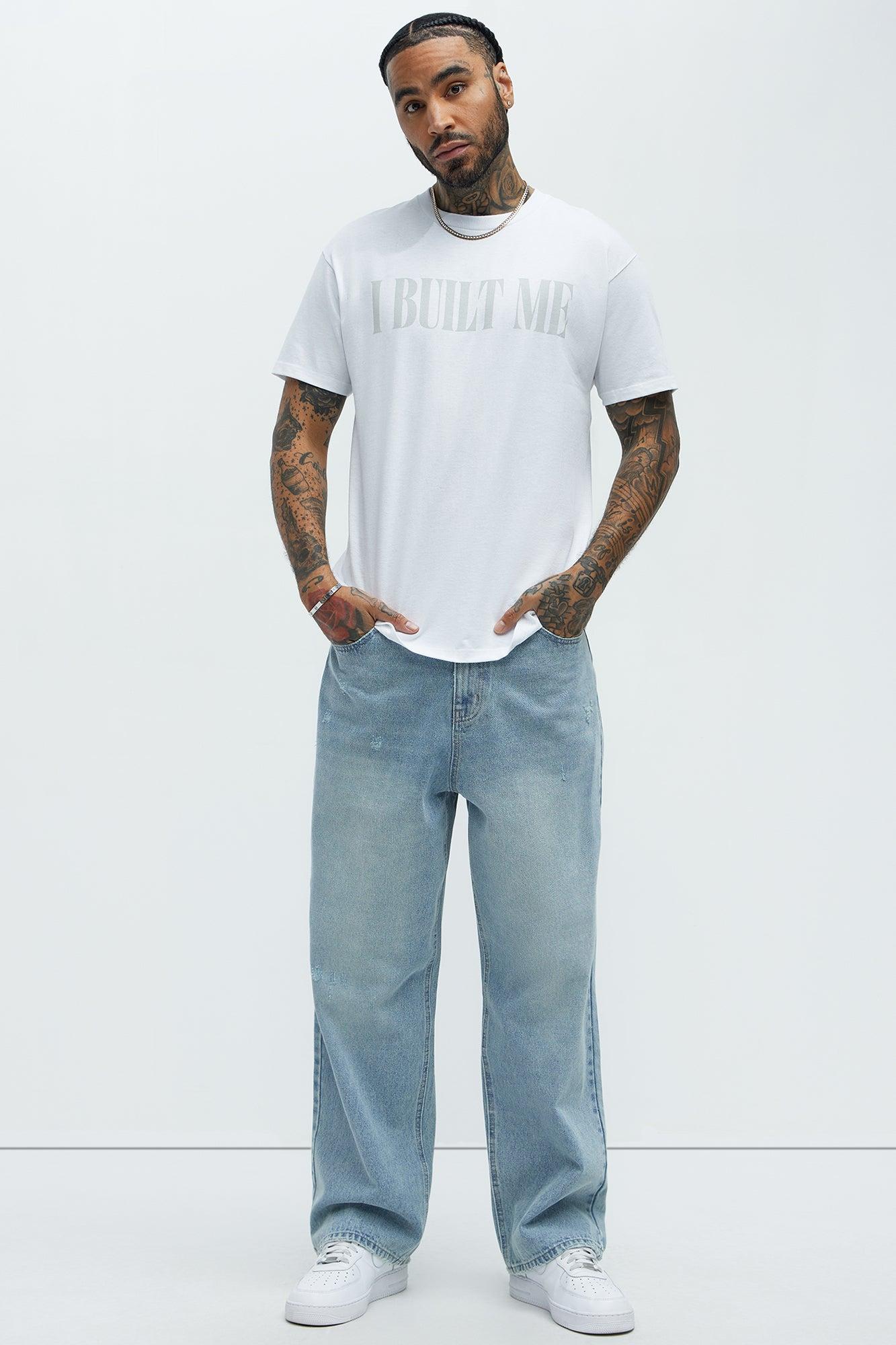 I Built Me Short Sleeve Tee - White Product Image