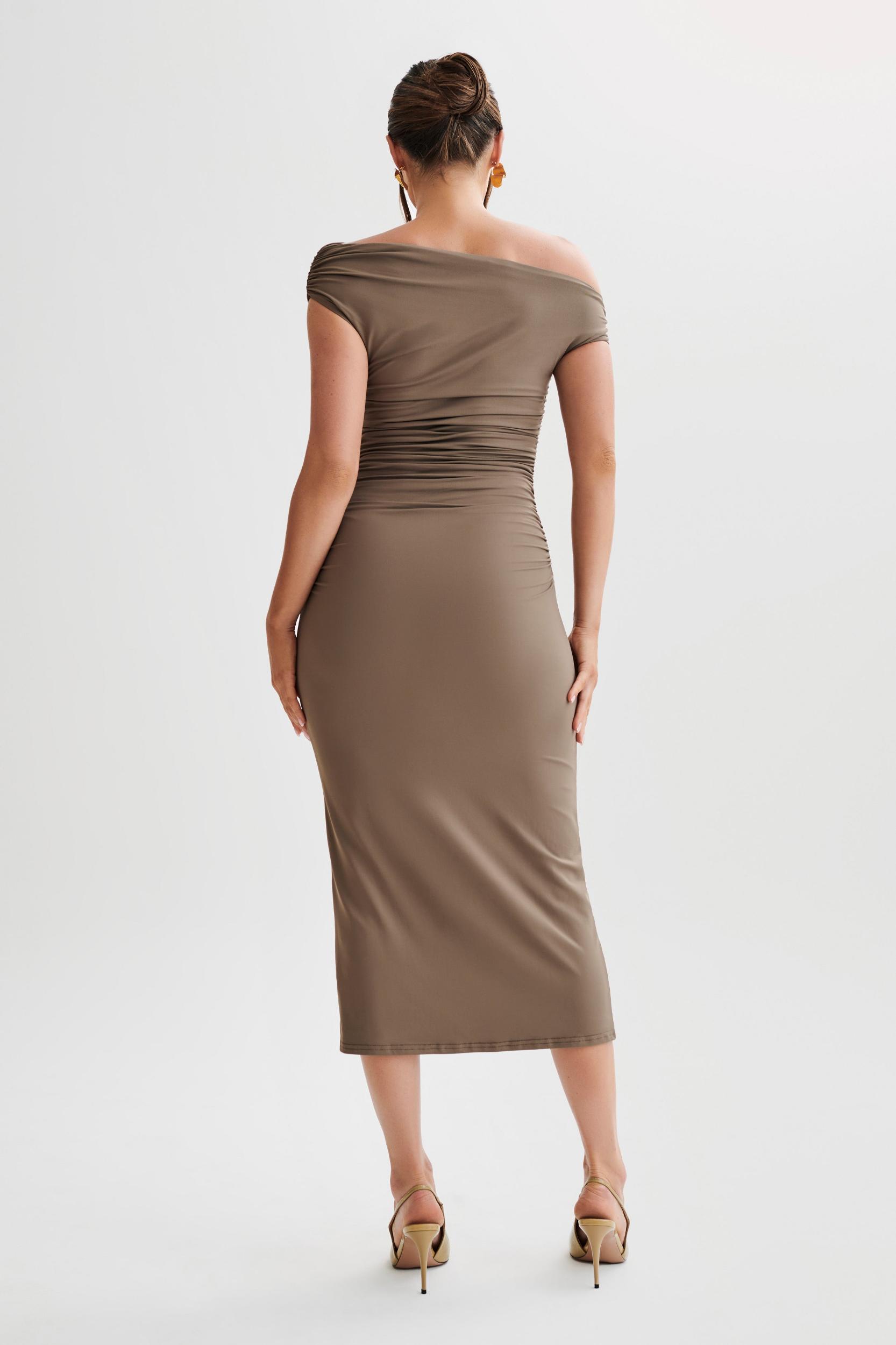 Alayna Recycled Nylon Midi Dress - Coco Product Image