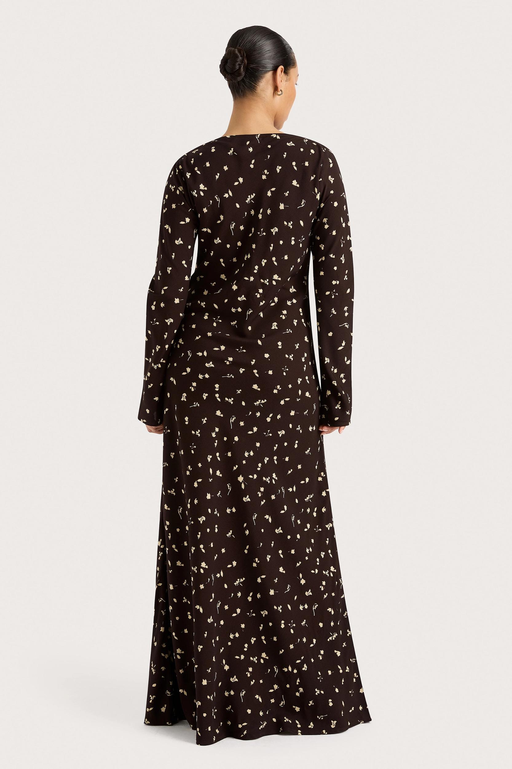 Lilou Maxi Dress Clover Brown - Final Sale Product Image