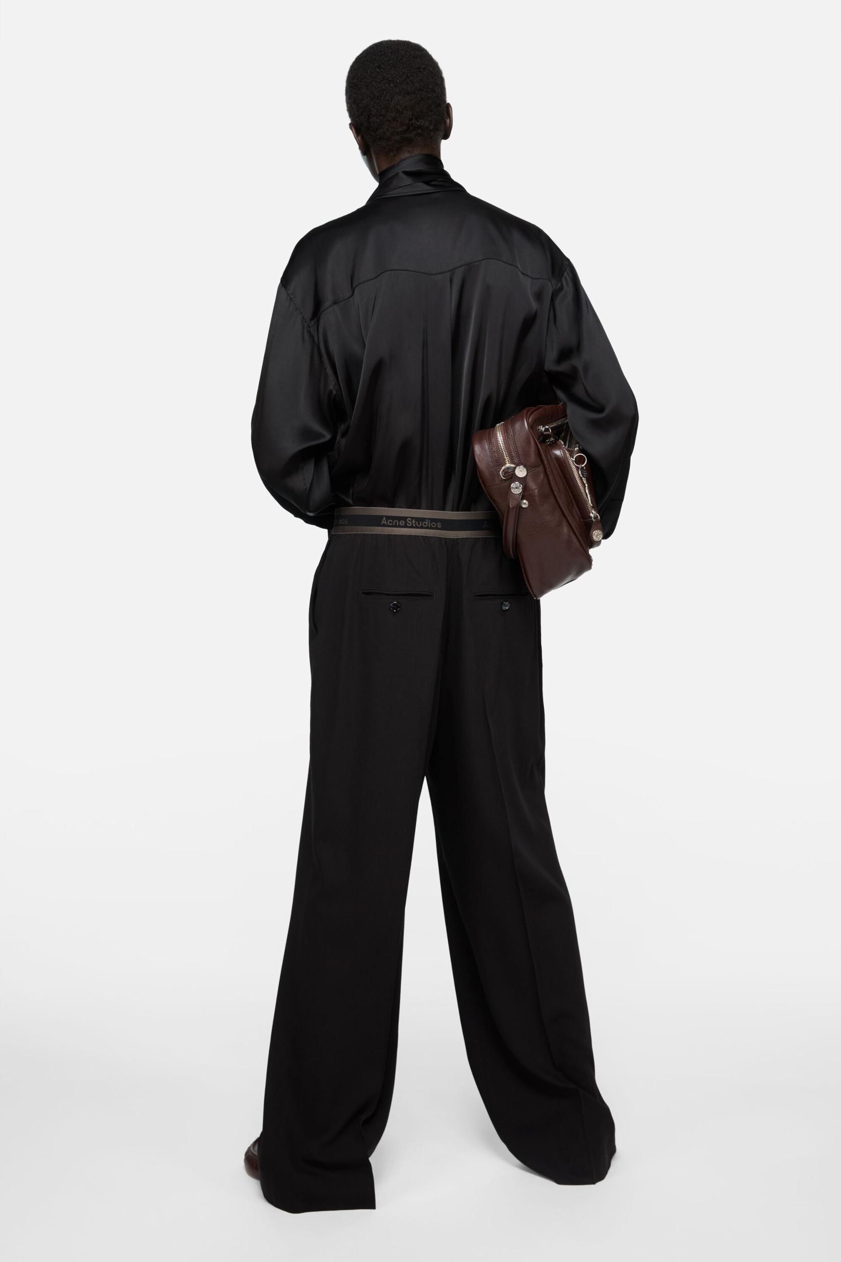 Layered Satin Blouse Product Image