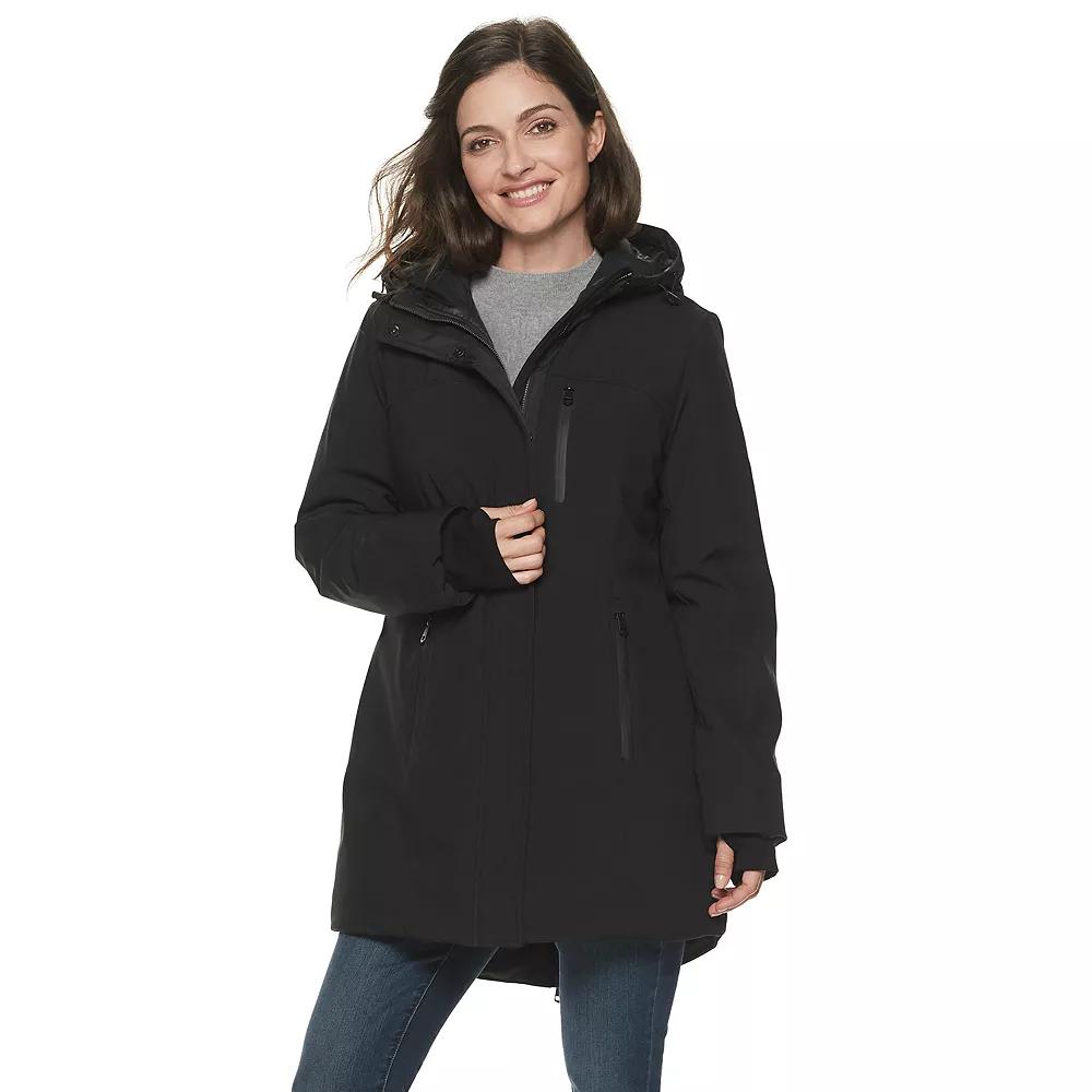 Women's Sebby Collection Hooded Heavyweight Jacket,  Product Image