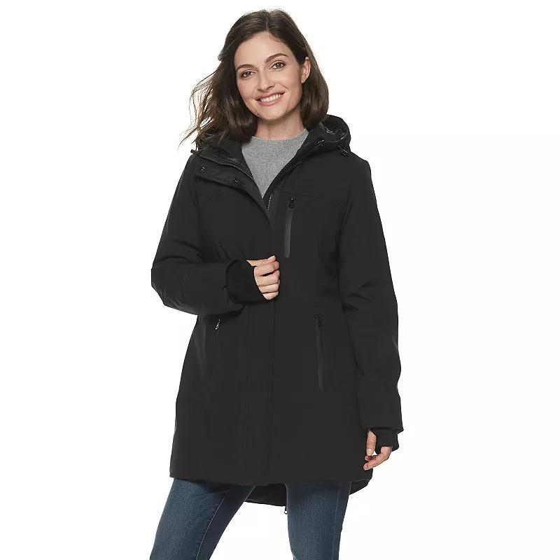 Women's Sebby Collection Hooded Heavyweight Jacket,  Product Image