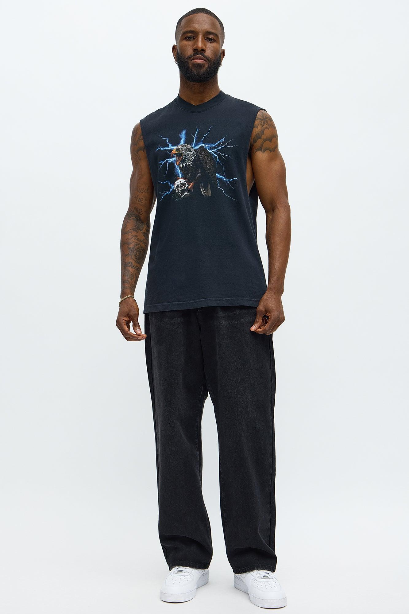 Only The Strong Survive Muscle Tee - Black Male Product Image