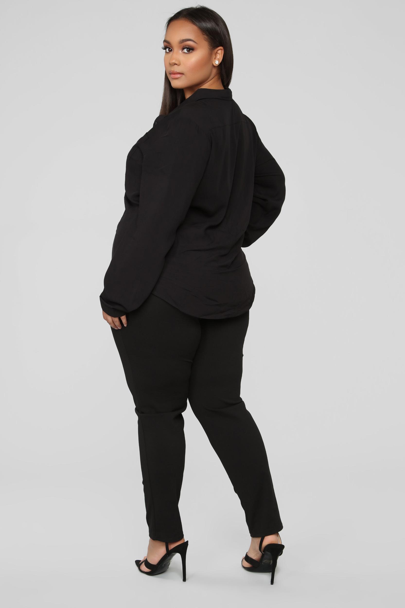 Aurora Woven Top - Black Product Image