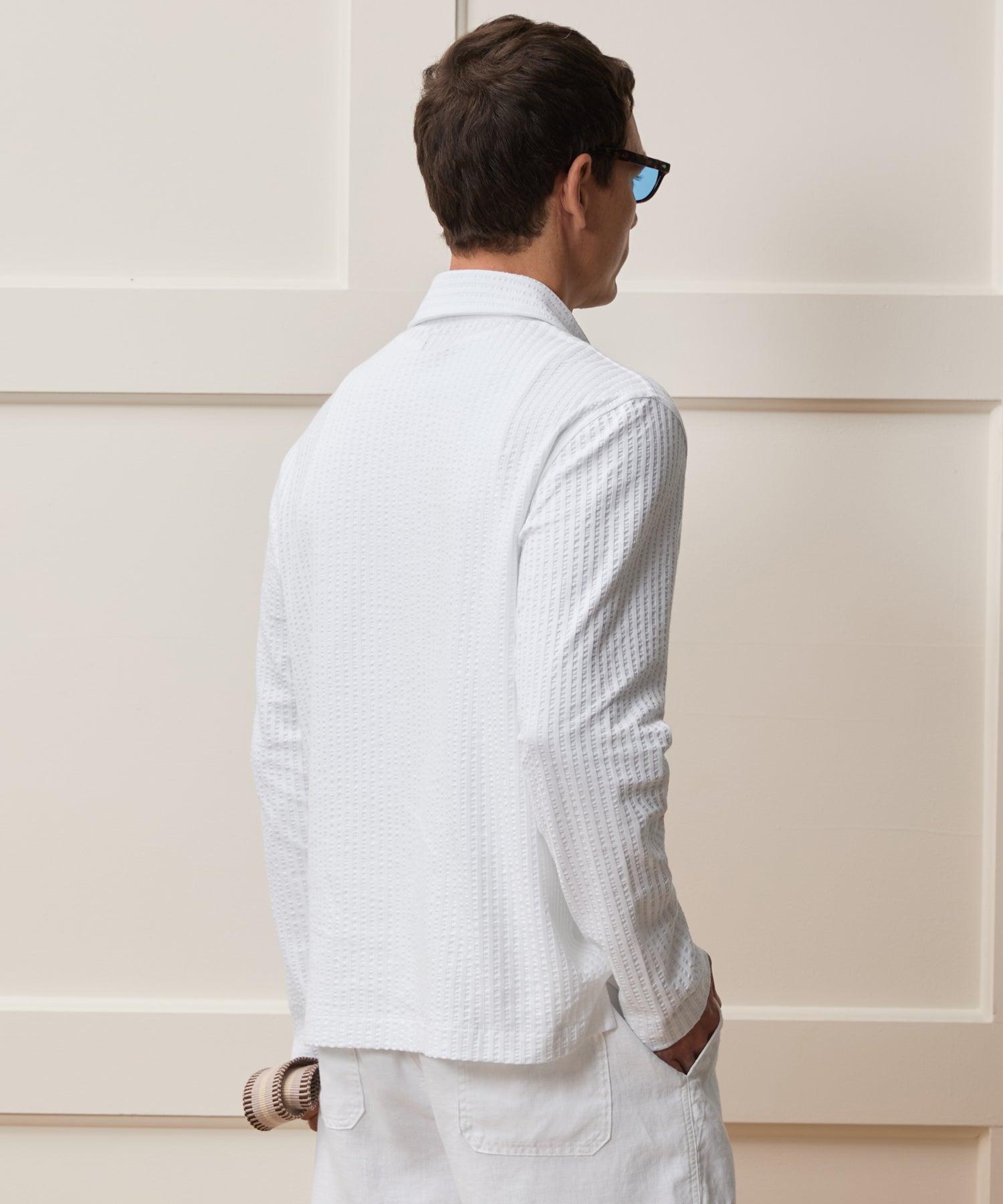 Knit Seersucker Shirt Product Image