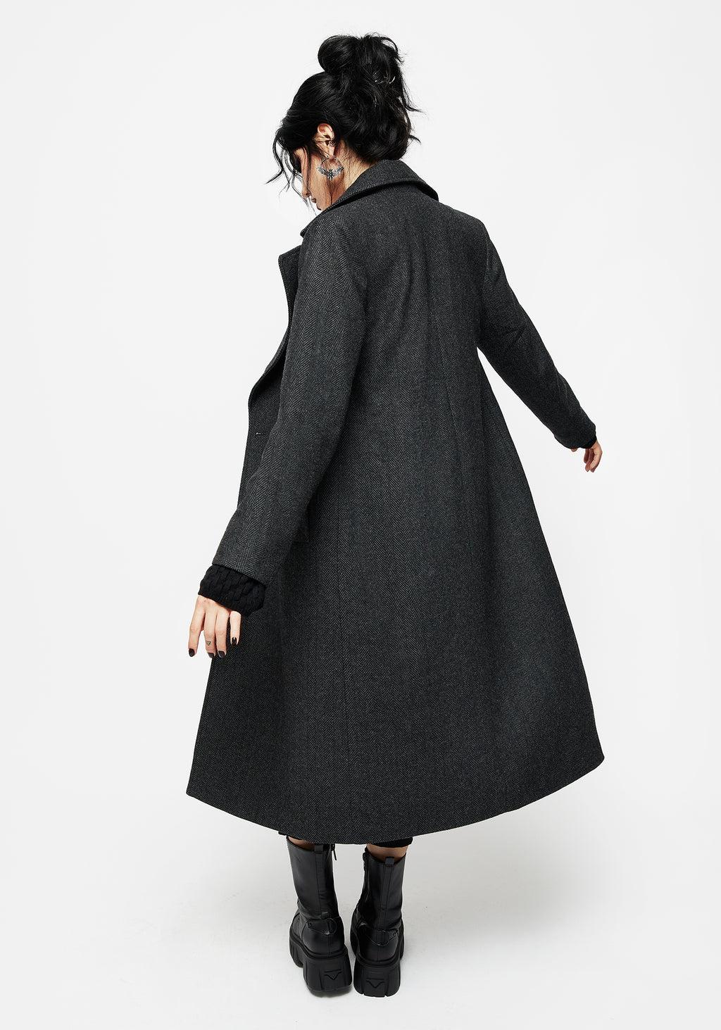 Infinite Wool Blend Herringbone Coat Product Image