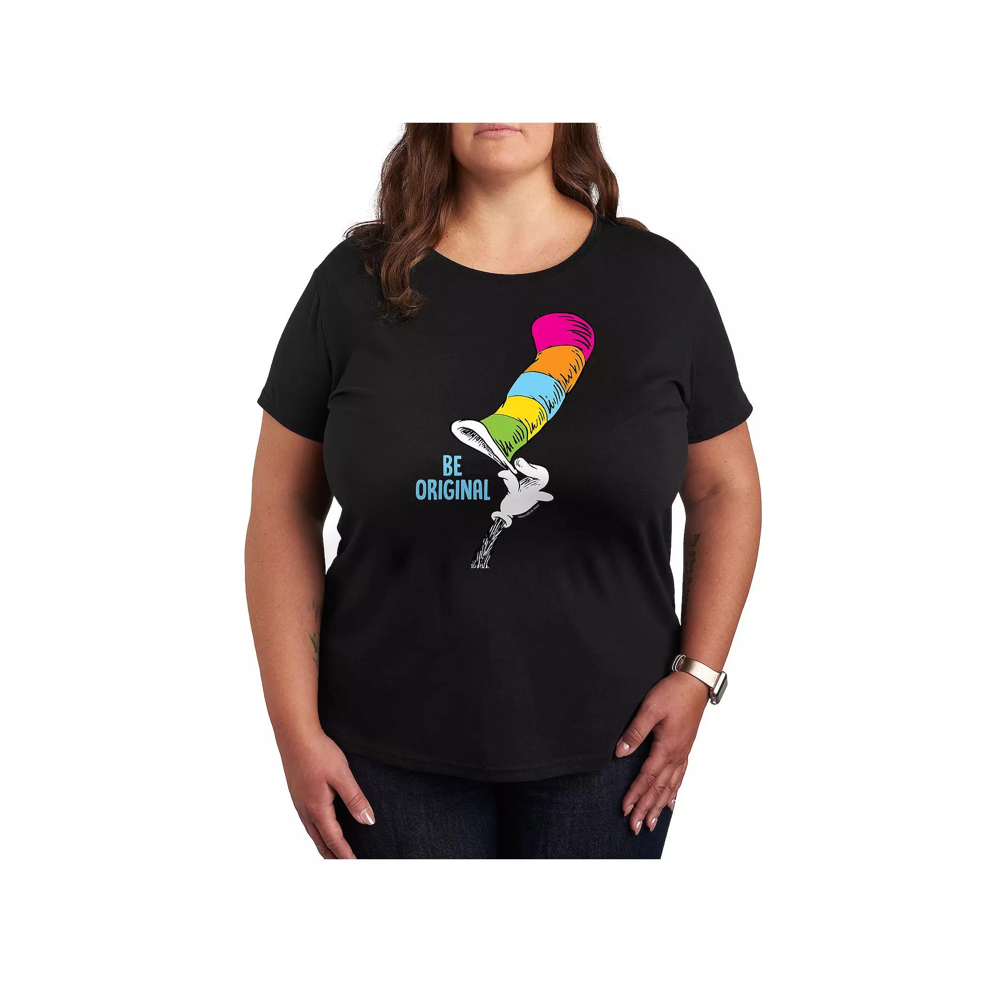 Plus Dr. Seuss Be Original Graphic Tee, Women's,  Product Image